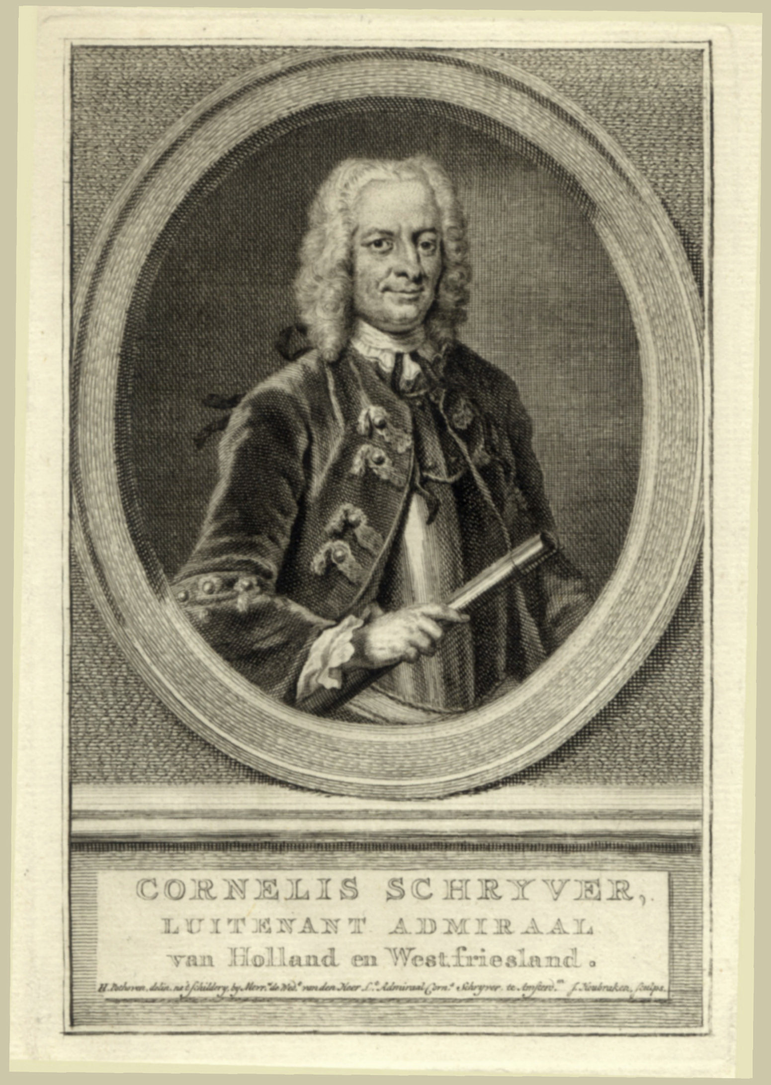 Cornelis Schrijver, luitenant-admiraal van Holland en West-Friesland.