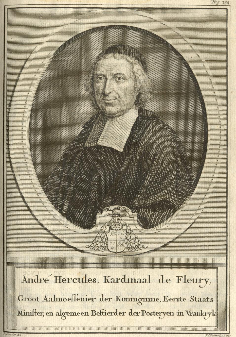André Hercules, Kardinaal de Fleury, 1739.