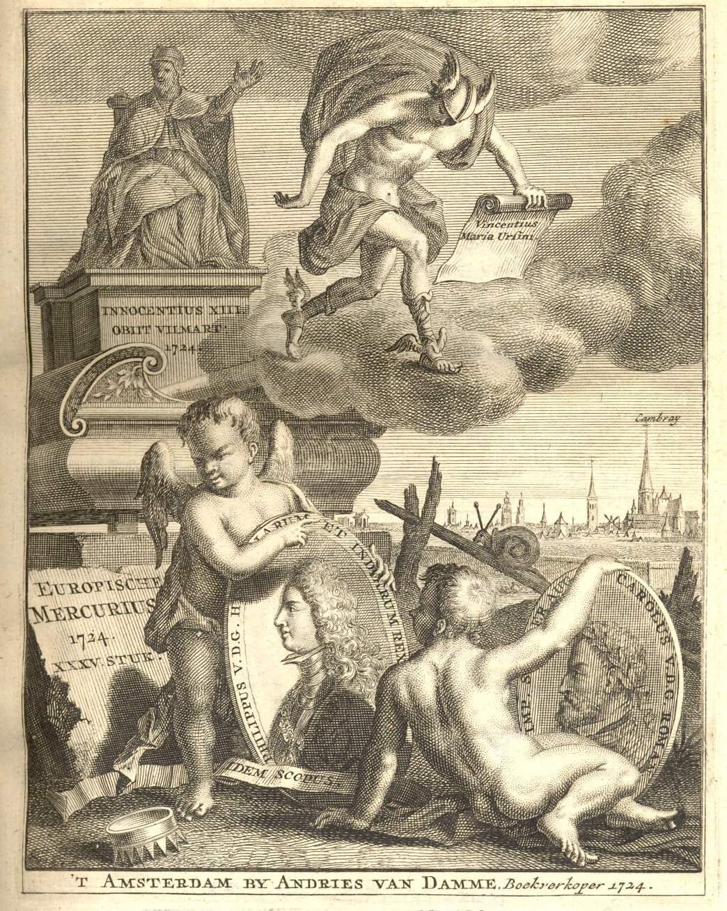 Europische Mercurius, 1724.