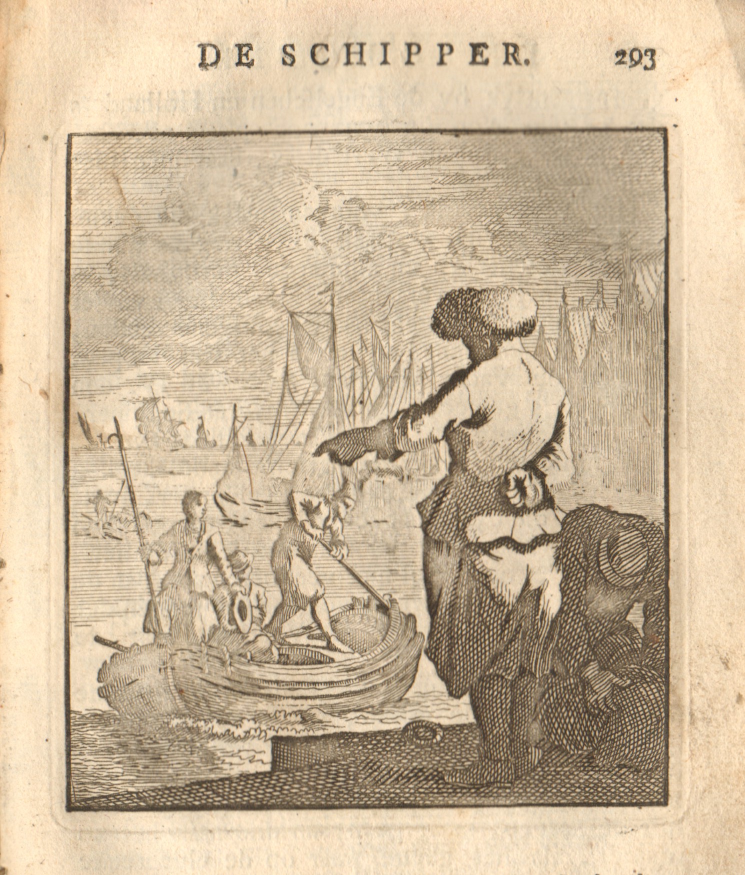 De schipper, 18e eeuw.