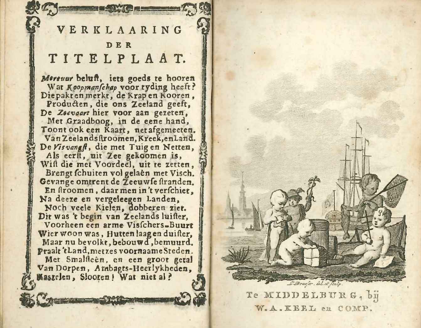 Titelblad van Zeelands Chronyk Almanach, 1791, 1792.