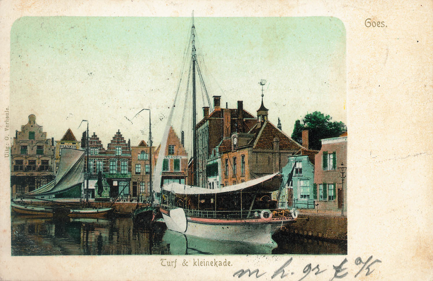 De Turf- en Kleine Kade, omstreeks 1900.