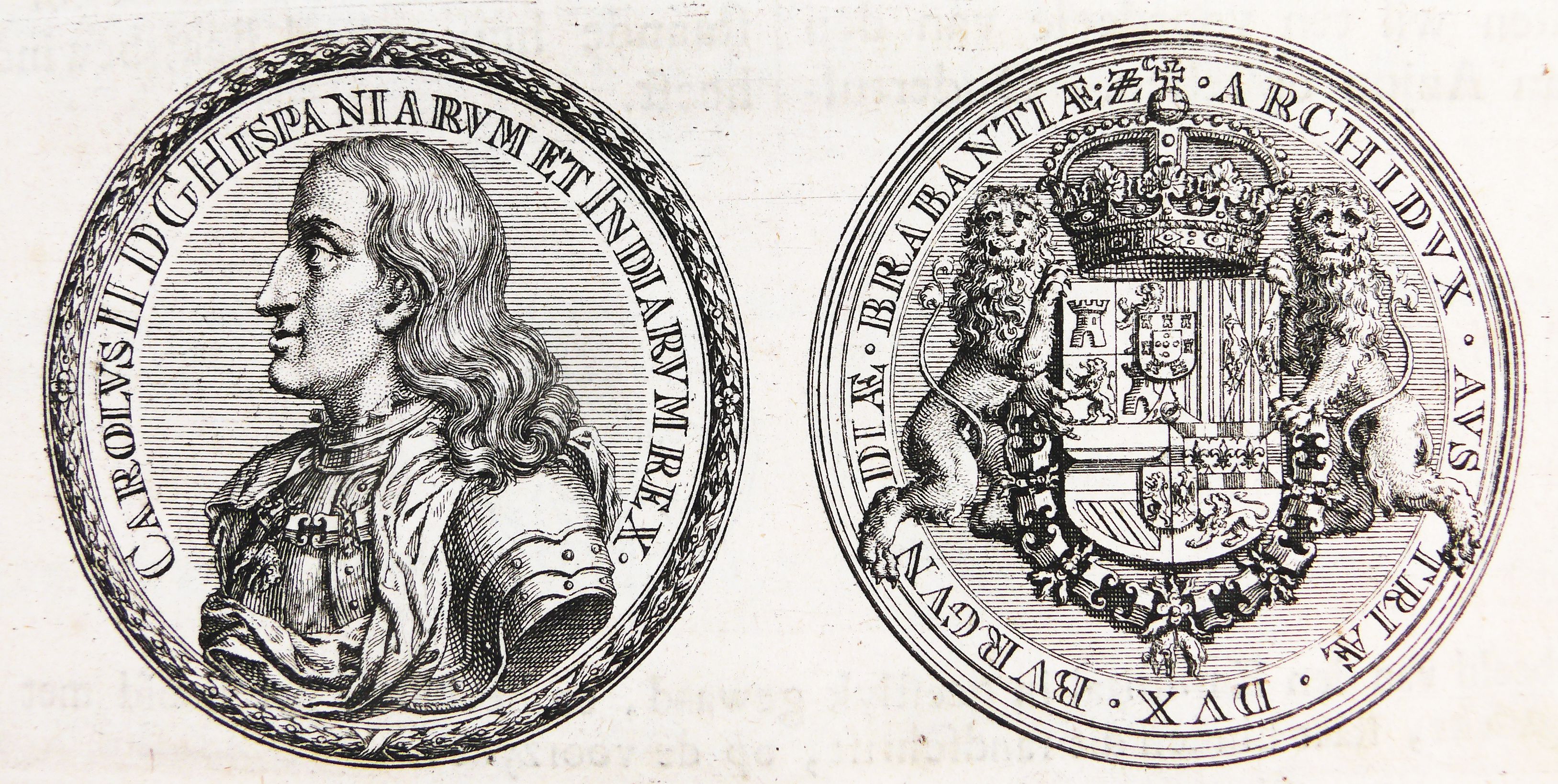 Gedenkpenning Karel II van Spanje, 1700
