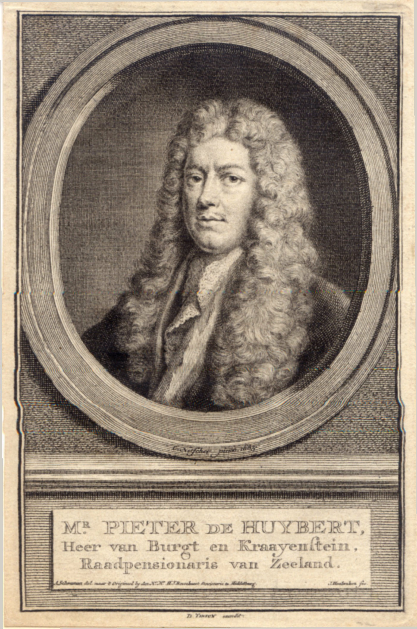 Mr. Pieter de Huybert, raadspensionaris van Zeeland, 1760.