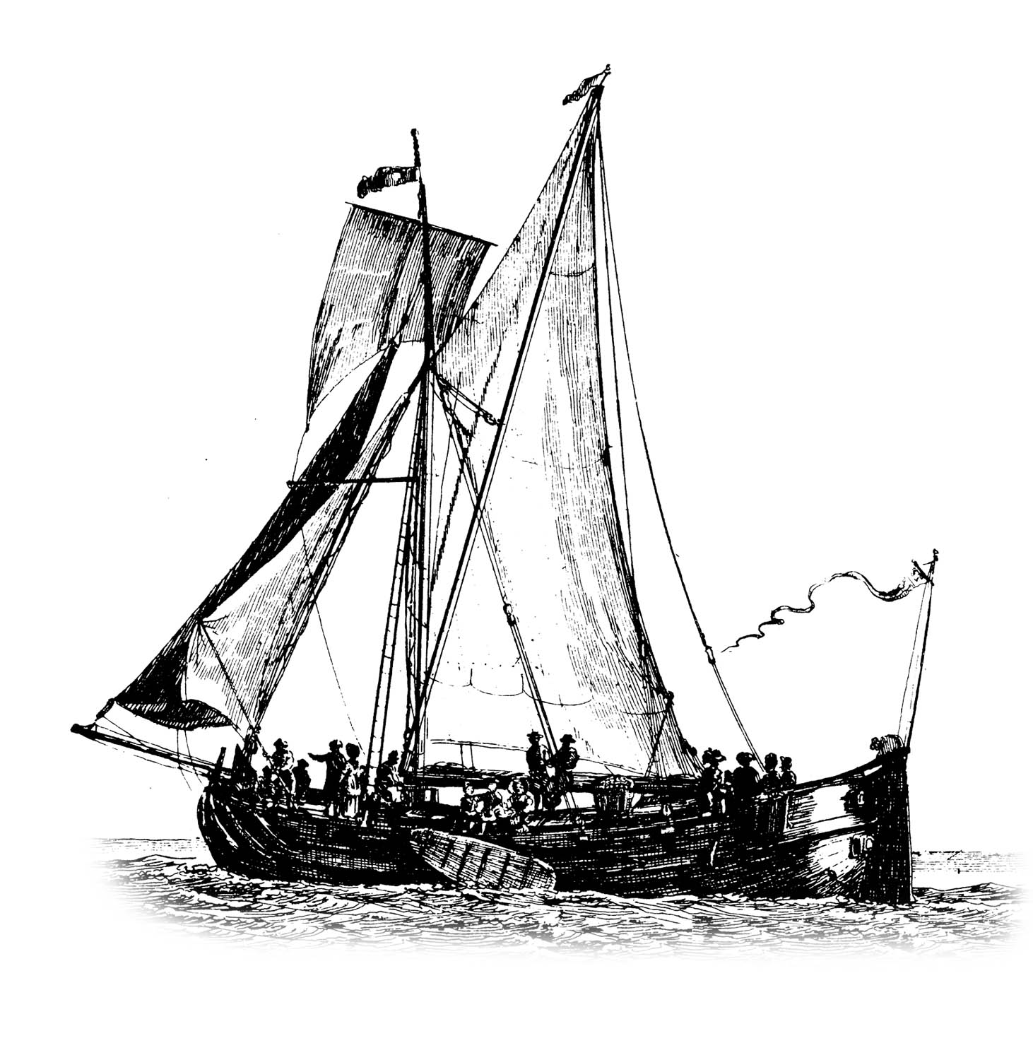 Beurtschip, 18e eeuw.