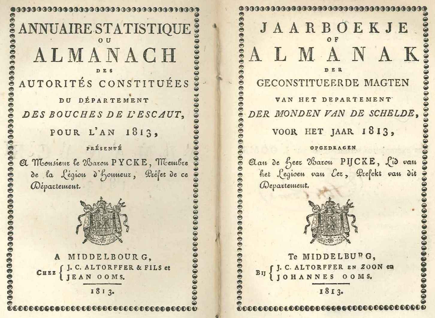 Almanak voor Zeeland, 1813.