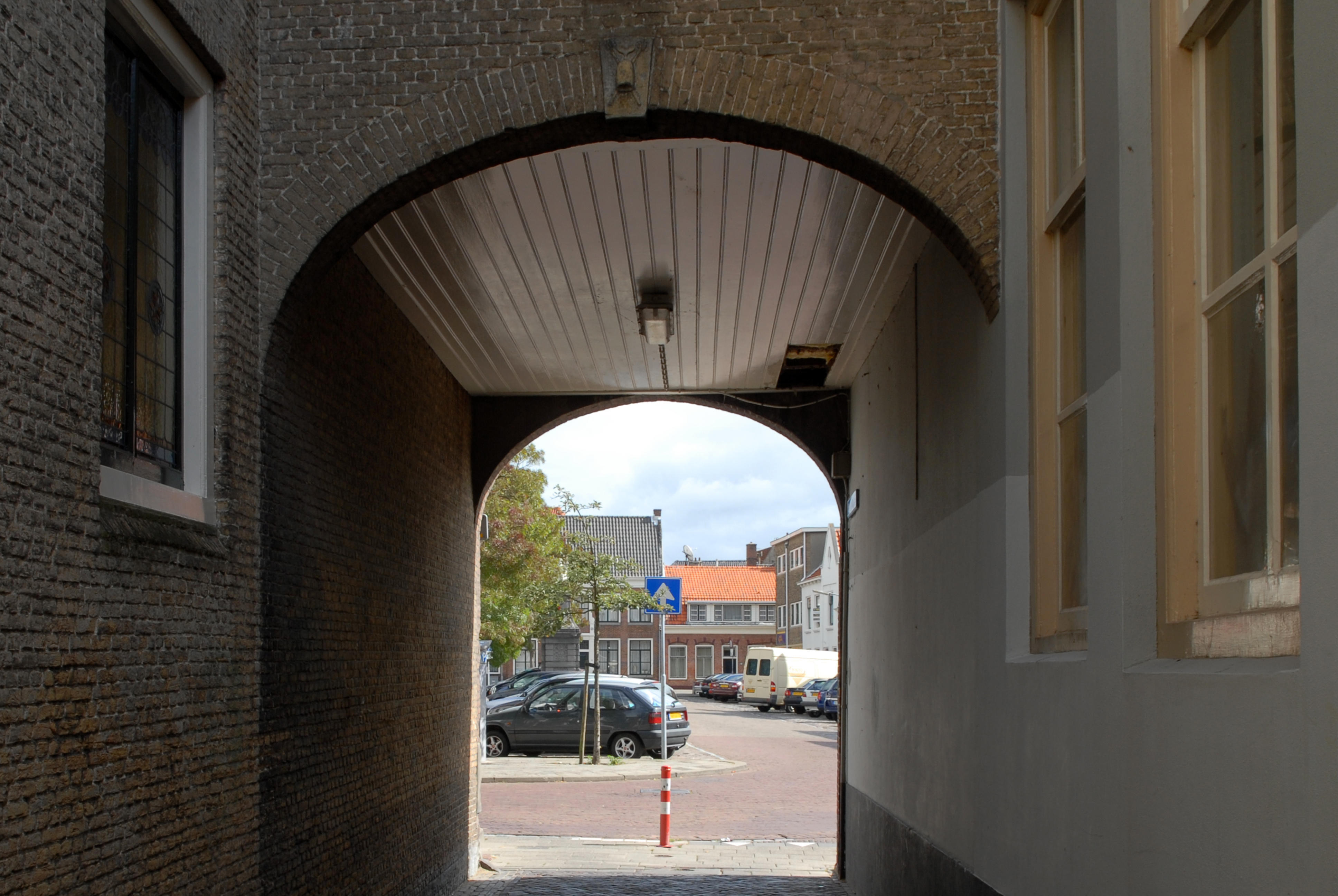 De Brouwersgang gezien naar de Beestenmarkt, 2007.