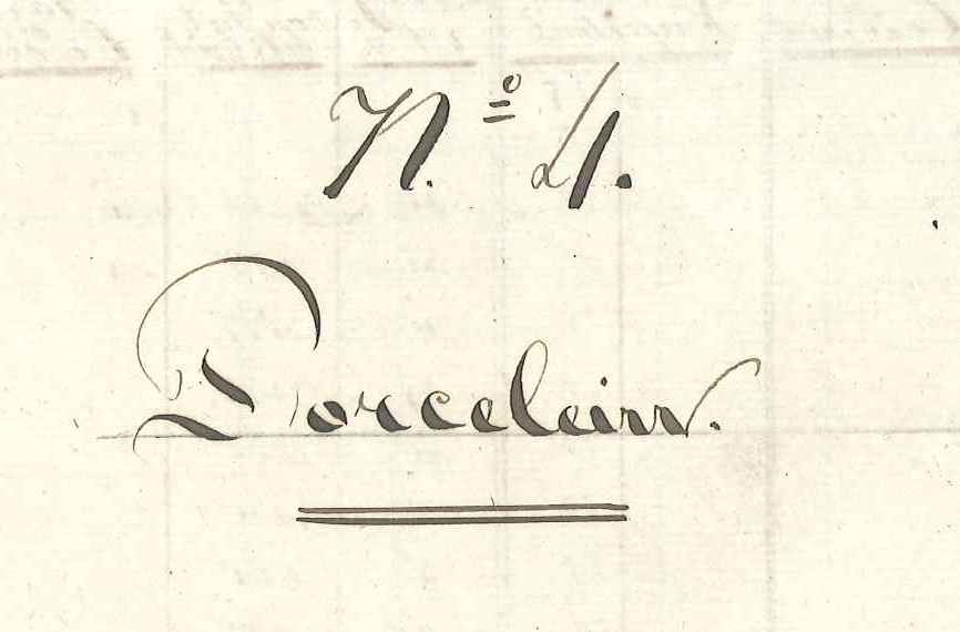 Dossier beleend Porcelein, 1841. GAG.Arch.Bank v. Lening, inv.nr. 70.