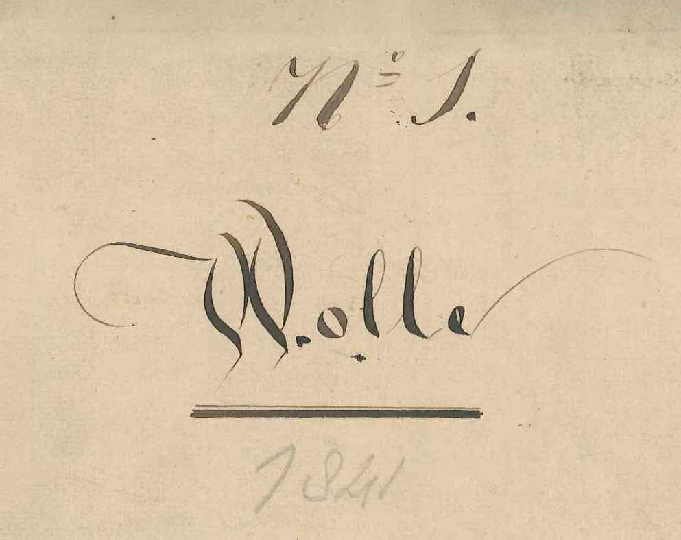 Dossier beleend Wolle, 1841. GAG.Arch.Bank v. lening, inv.nr. 70.