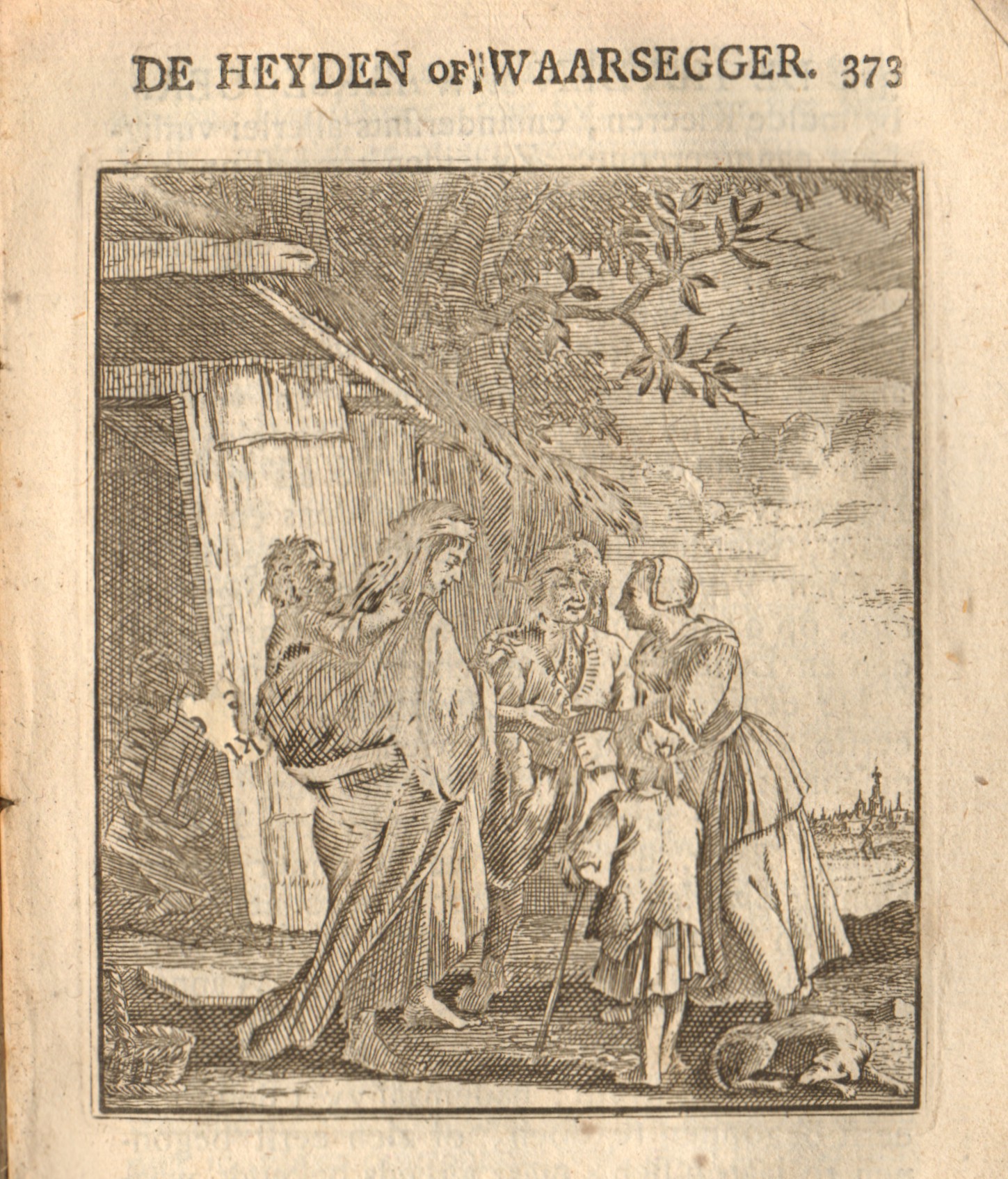 De zigeuners, 18e eeuw. 