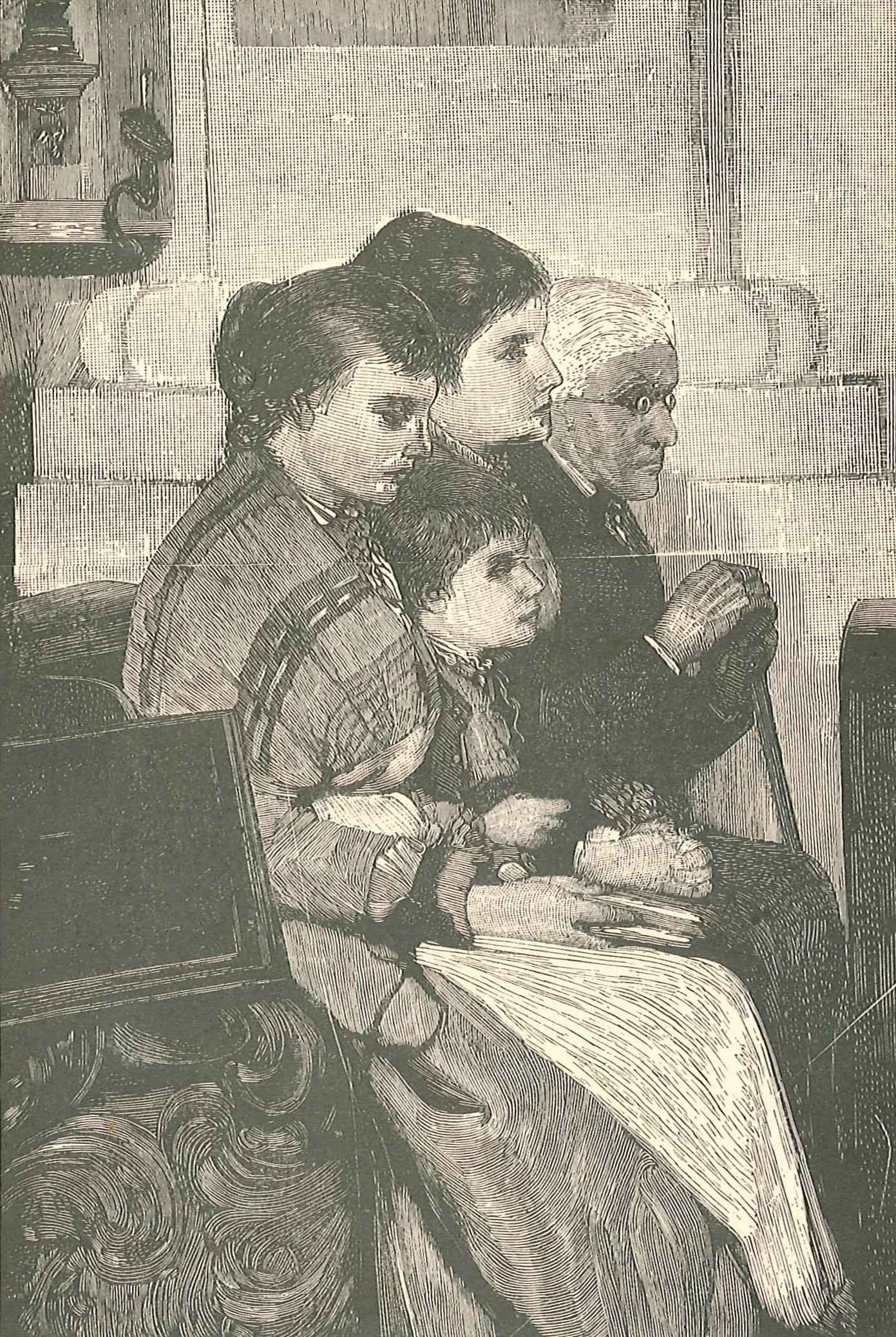 In de kerk, uit C. van Koetsveld, Voor oog en hart. GAG.HB.