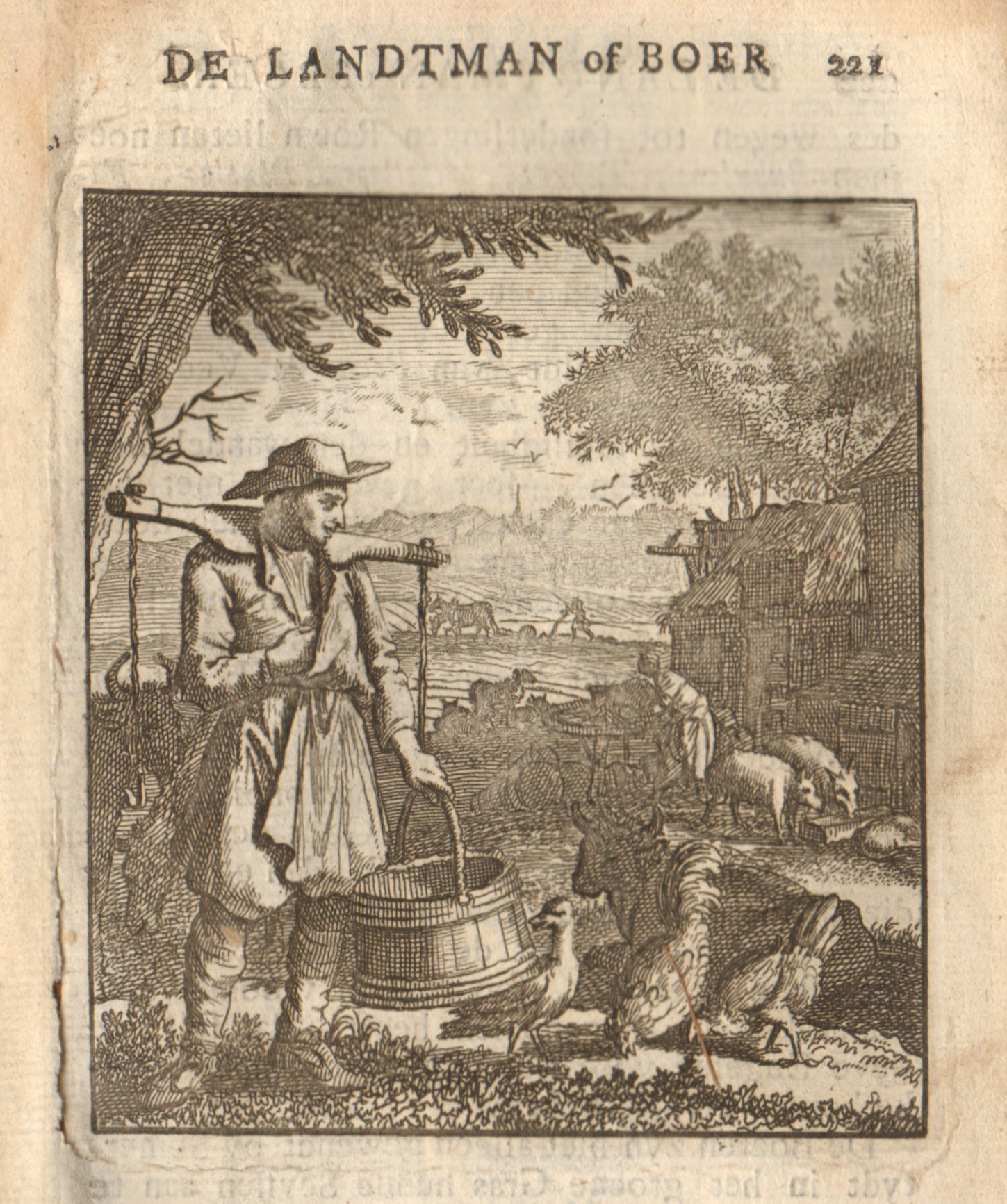 De boer, 18e eeuw. 