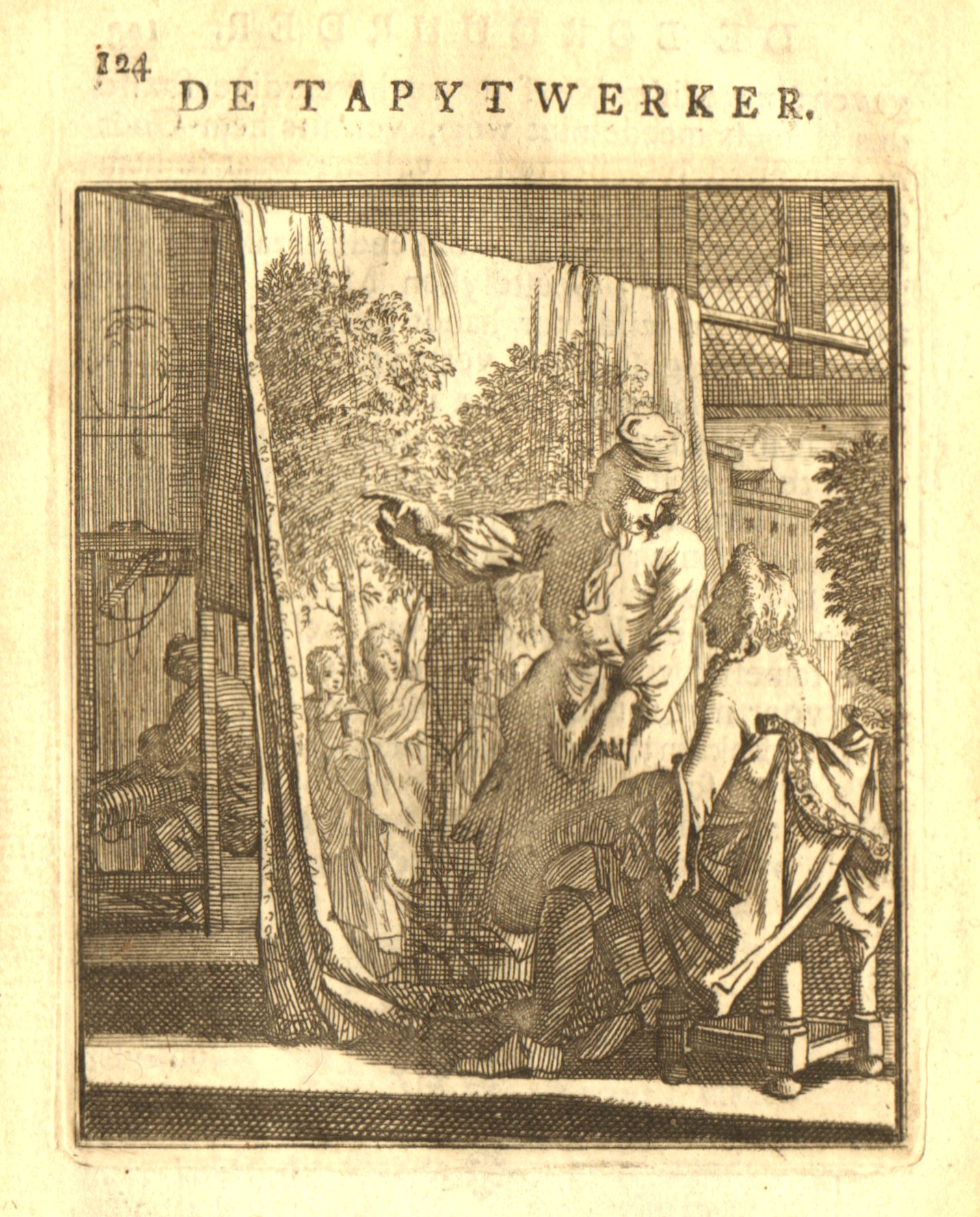 De tapijtwever, 18e eeuw.