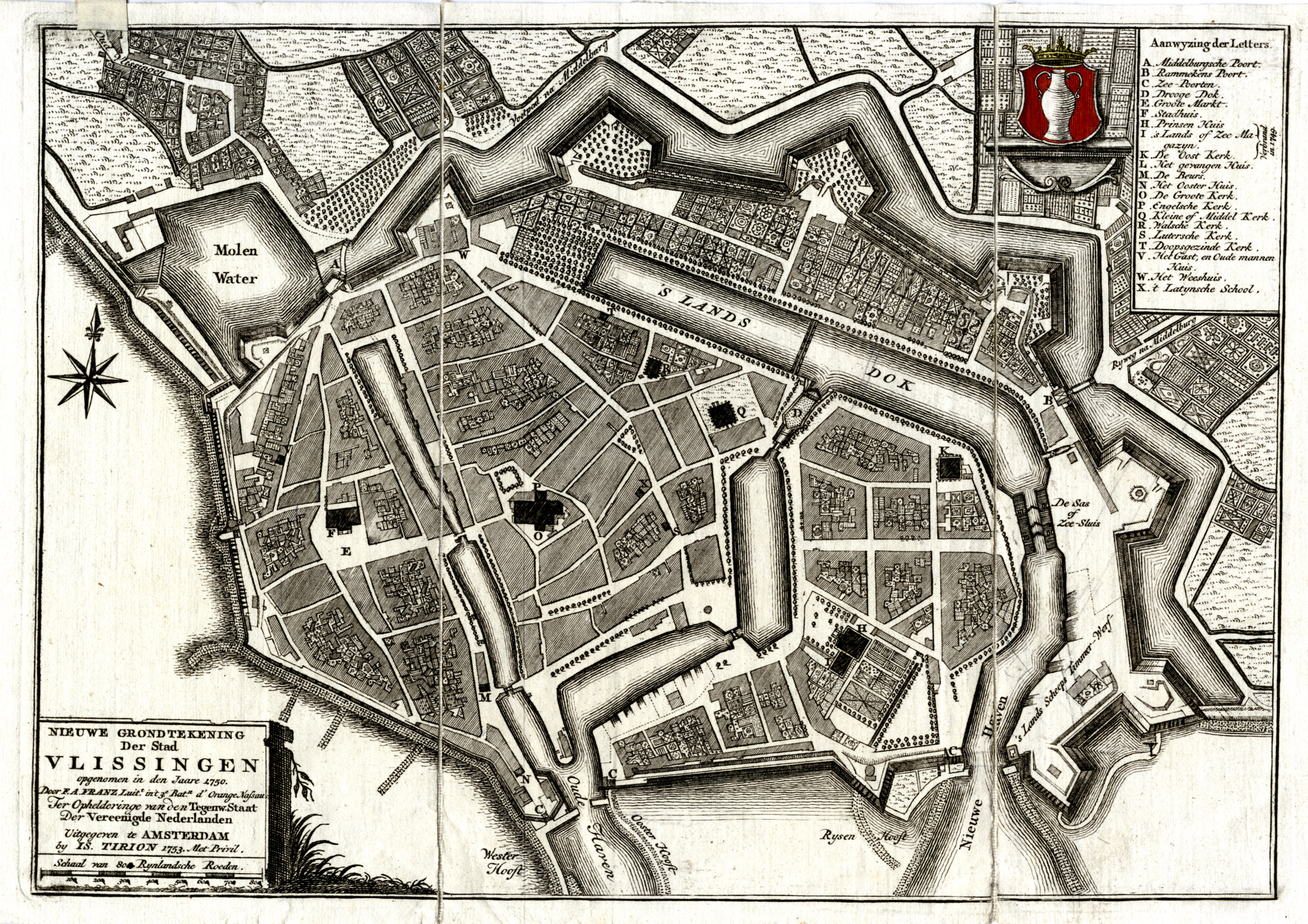 Vlissingen, 1750.