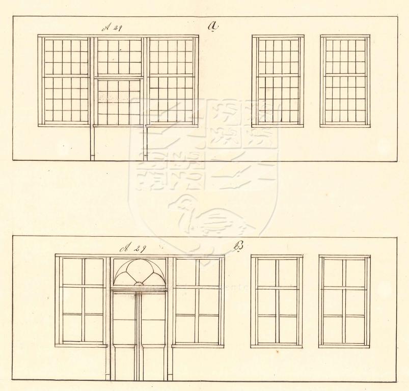 Zoeken Zoeken Wijziging van de voorgevel van Beestenmarkt 20, A. Meijler, 1857. GAG.AGG.inv.nr.208, nr. 1087.