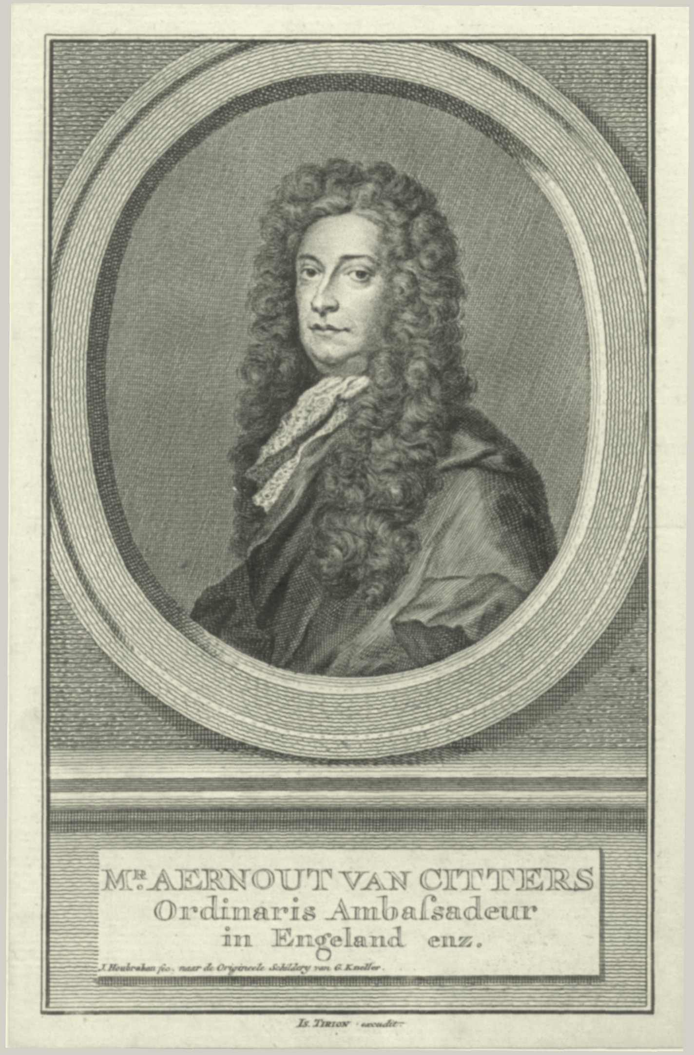 Mr. Aernout van Citters, ambassadeur in Engeland, 1760.