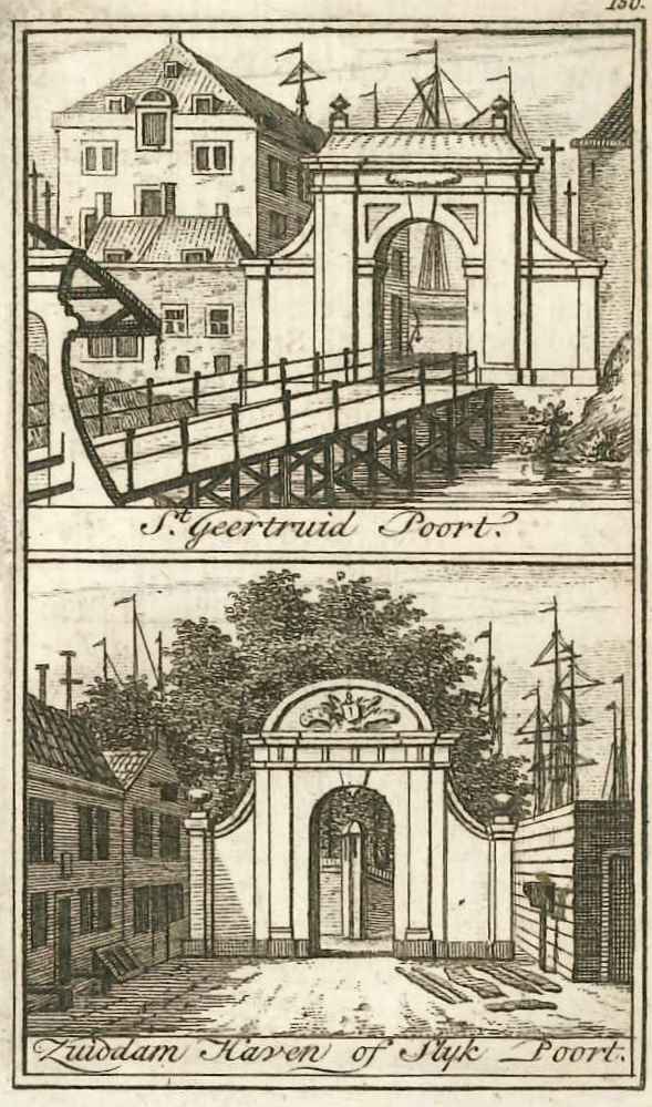 St. Geertruid- en Zuiddampoort te Middelburg, 1778.