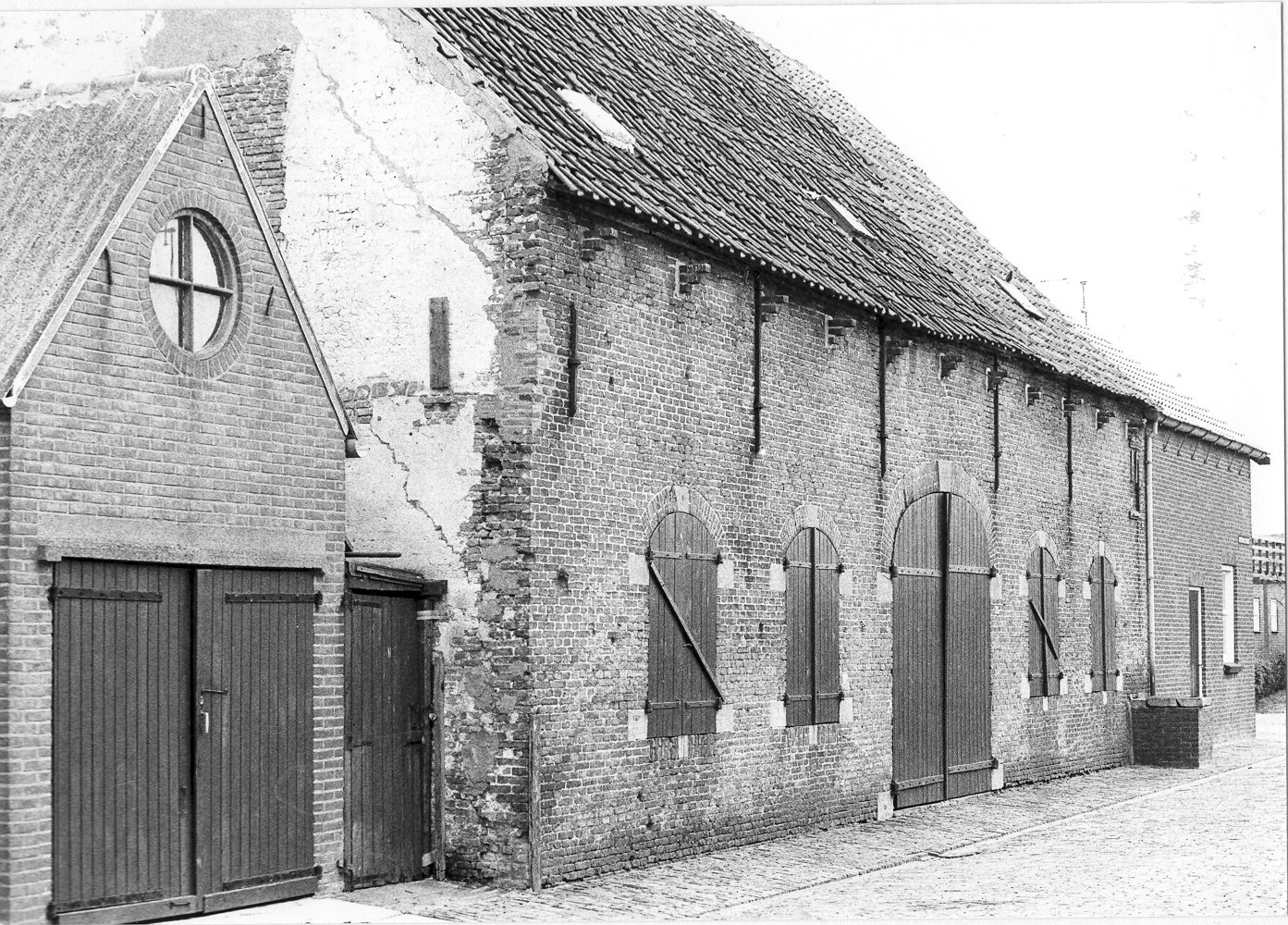 De Arsenaalstraat in het dorp Bath, 1978.