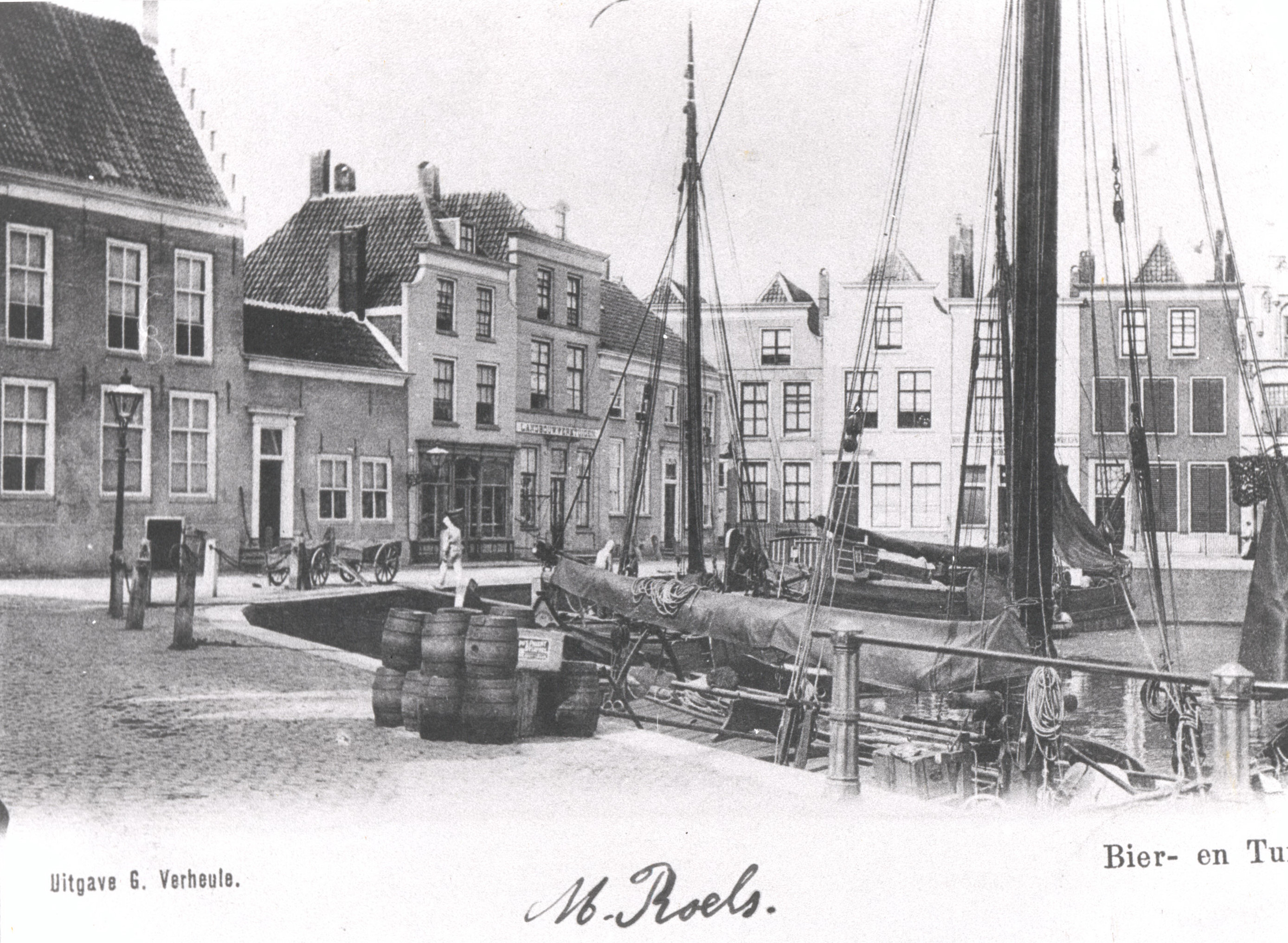 Bier- en Turfkade in 1900.