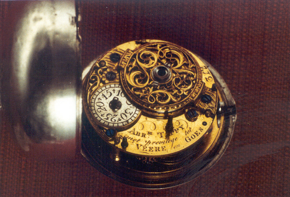 Zakhorloge vervaardigd door Abraham Tappy, ca. 1765.