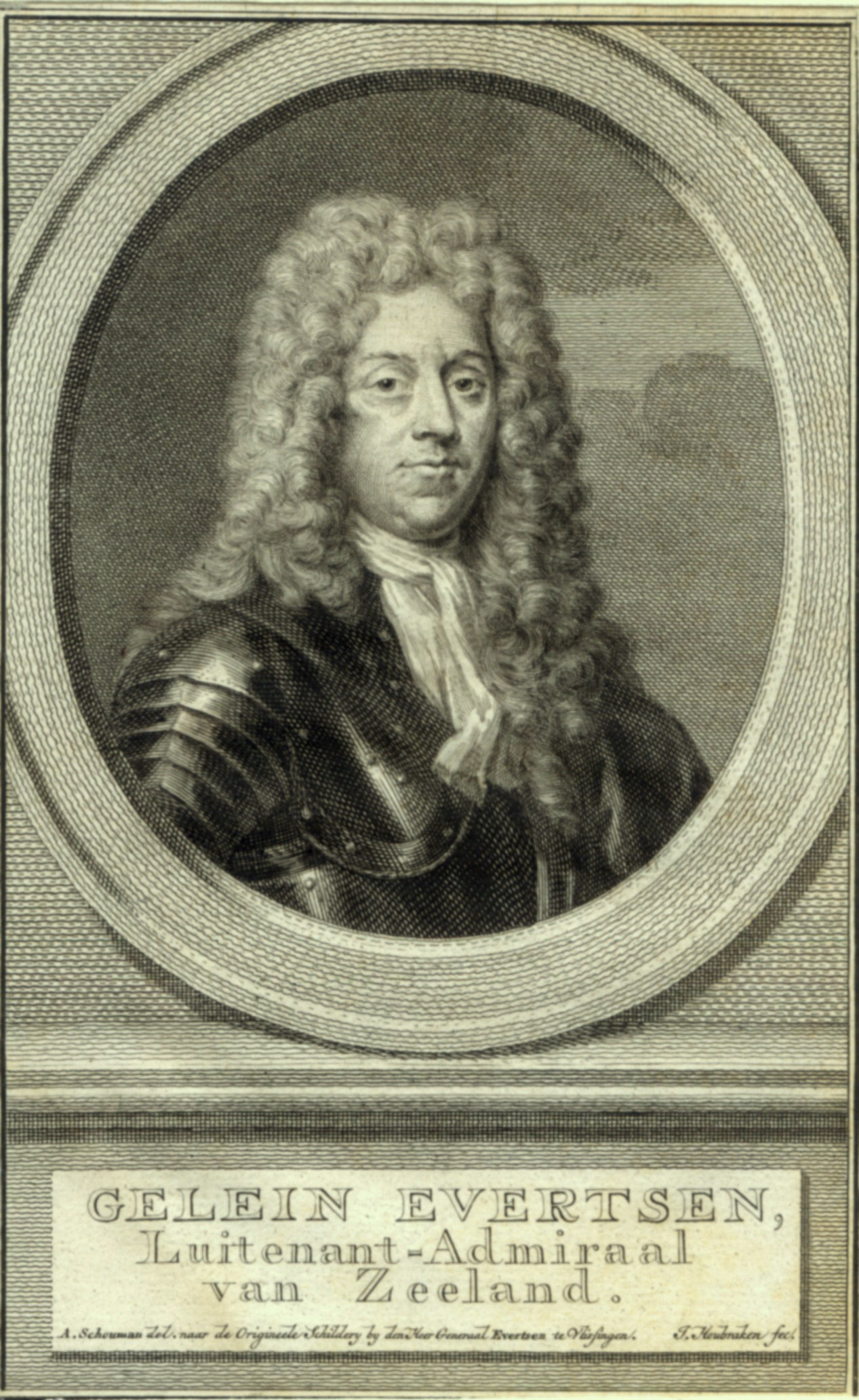 Gelein Evertsen, luitenant-admiraal van Zeeland, 1760.