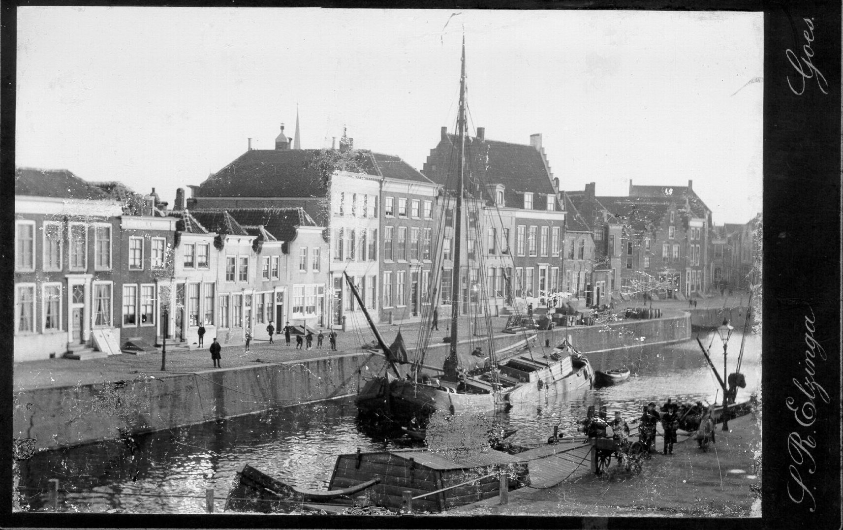 De Grote Kade en Bierkade, 1900.