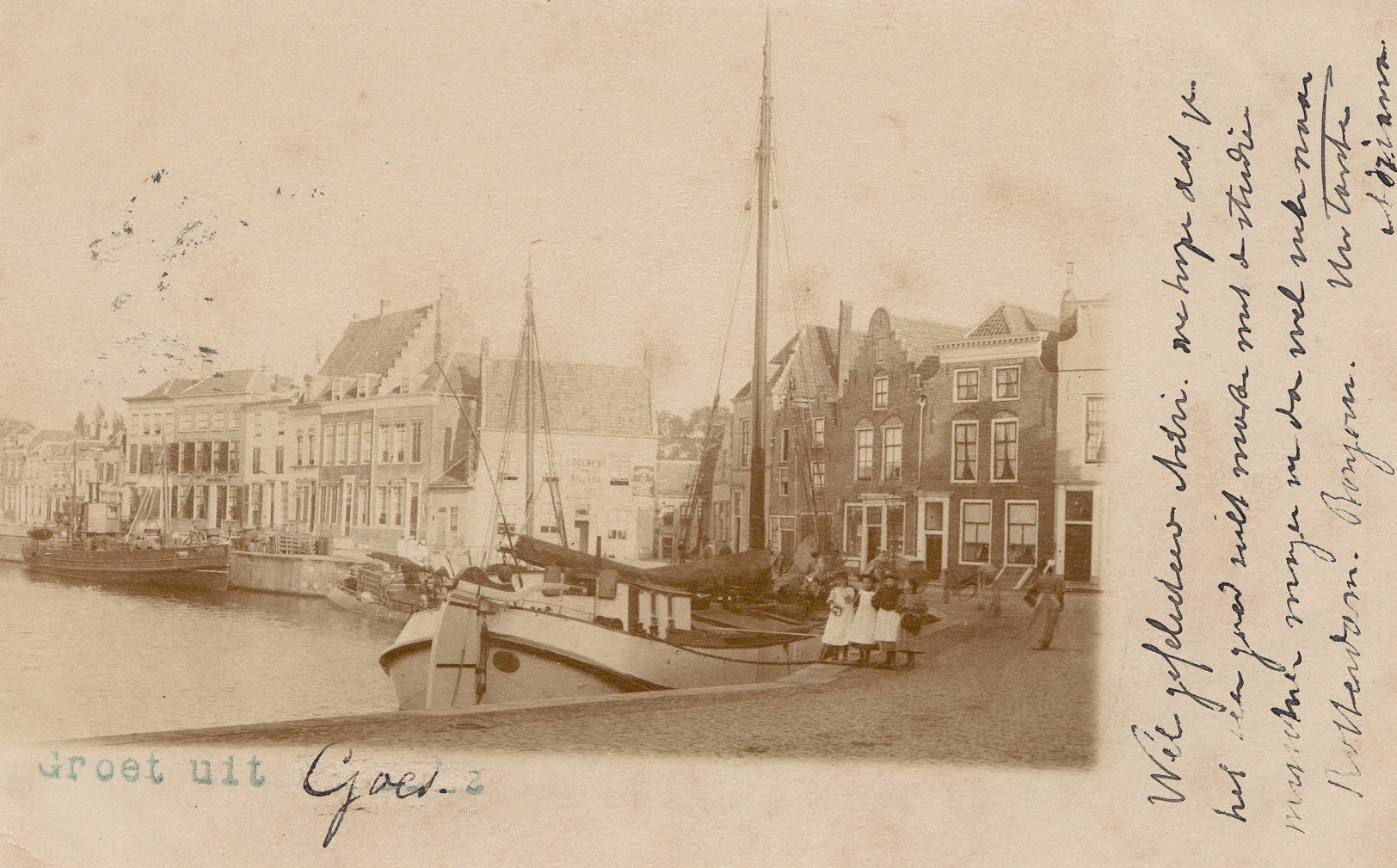 De Grote Kade in 1900.