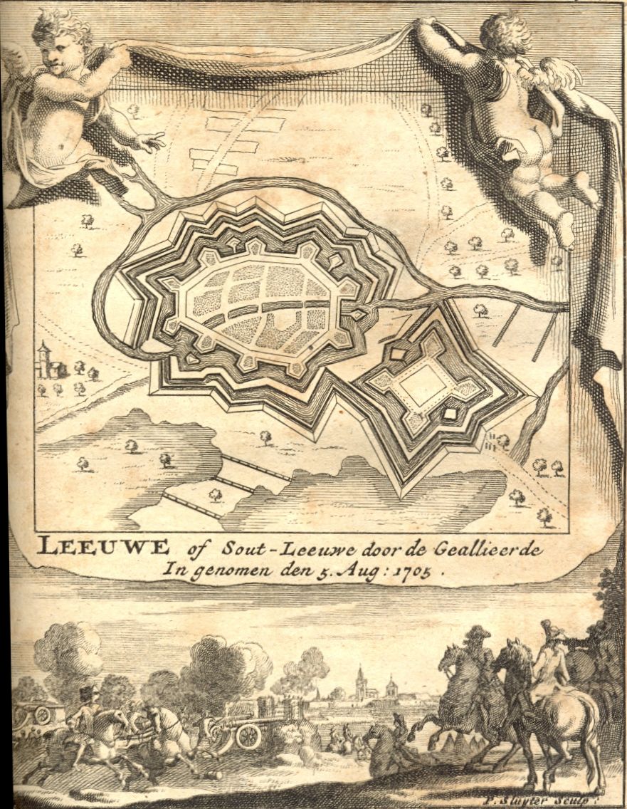 Overwinning van de geallieerden bij Zoutleeuw, 1705.