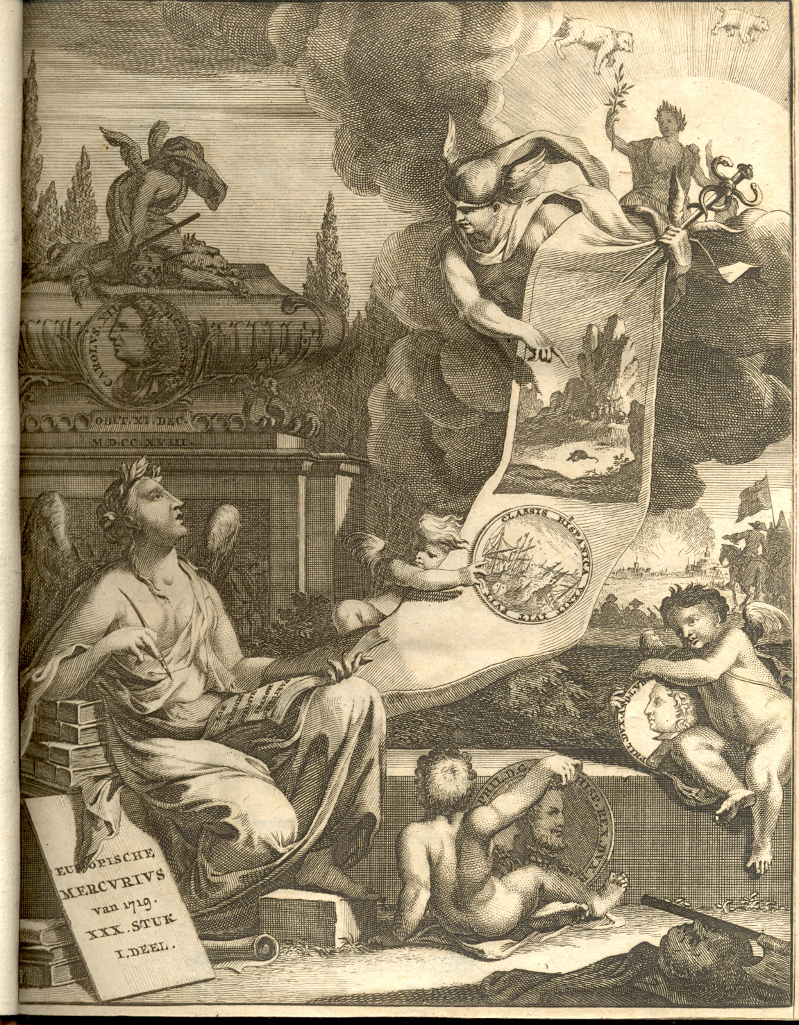 Europische Mercurius, 1719.