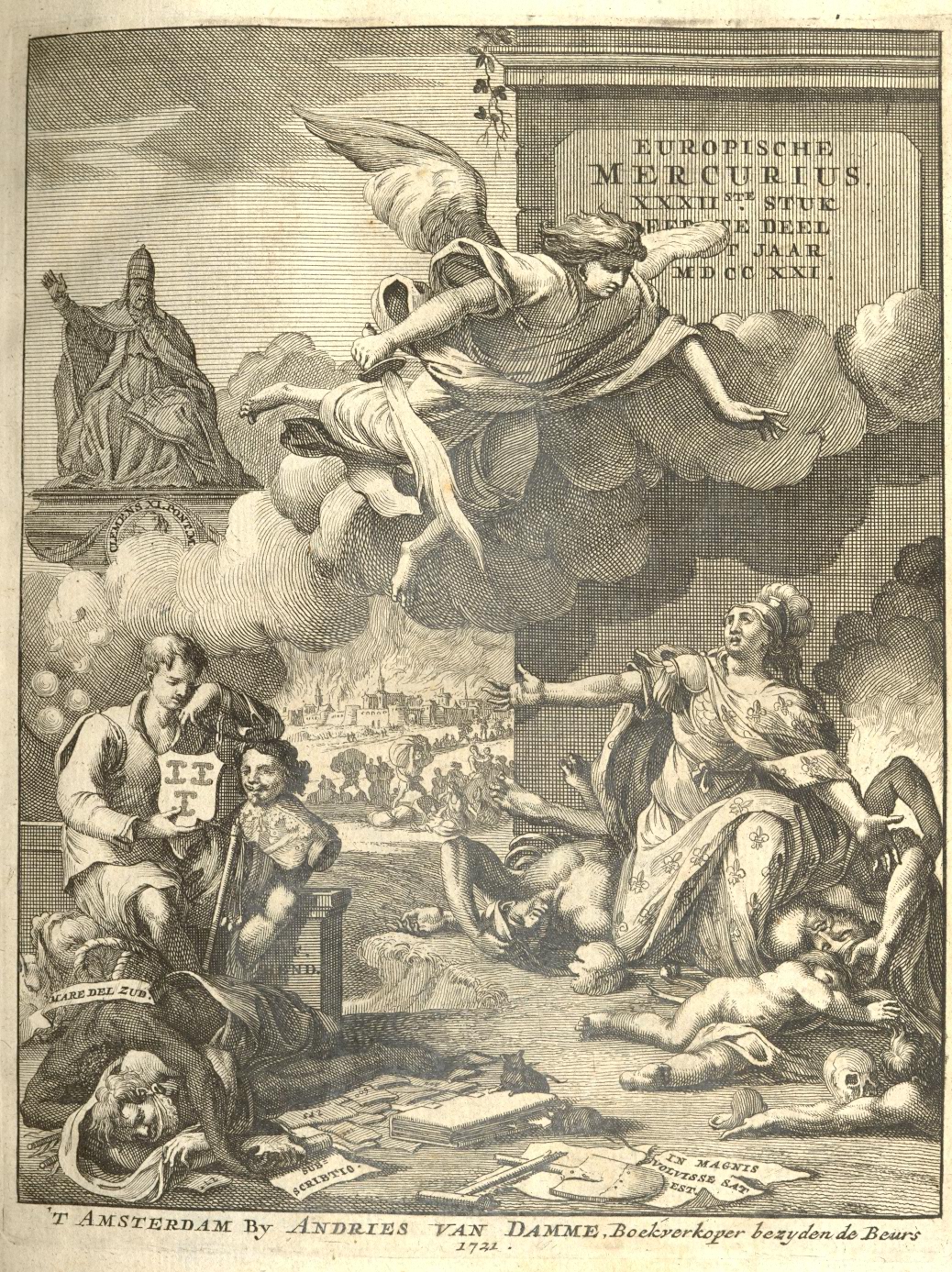 Europische Mercurius, 1721.