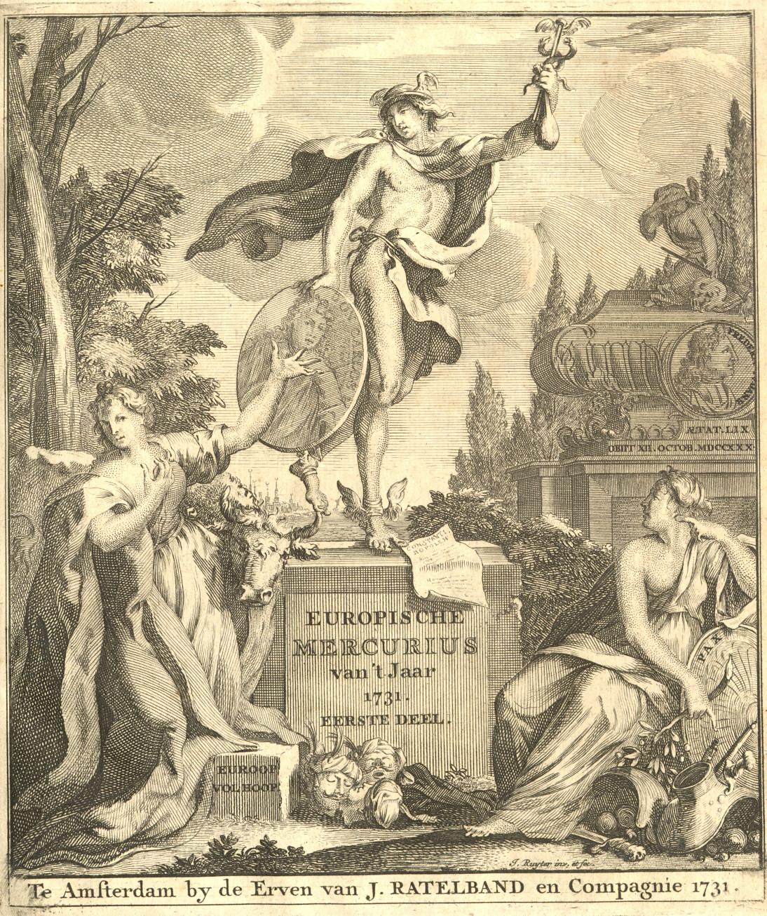 Europische Mercurius, 1731.