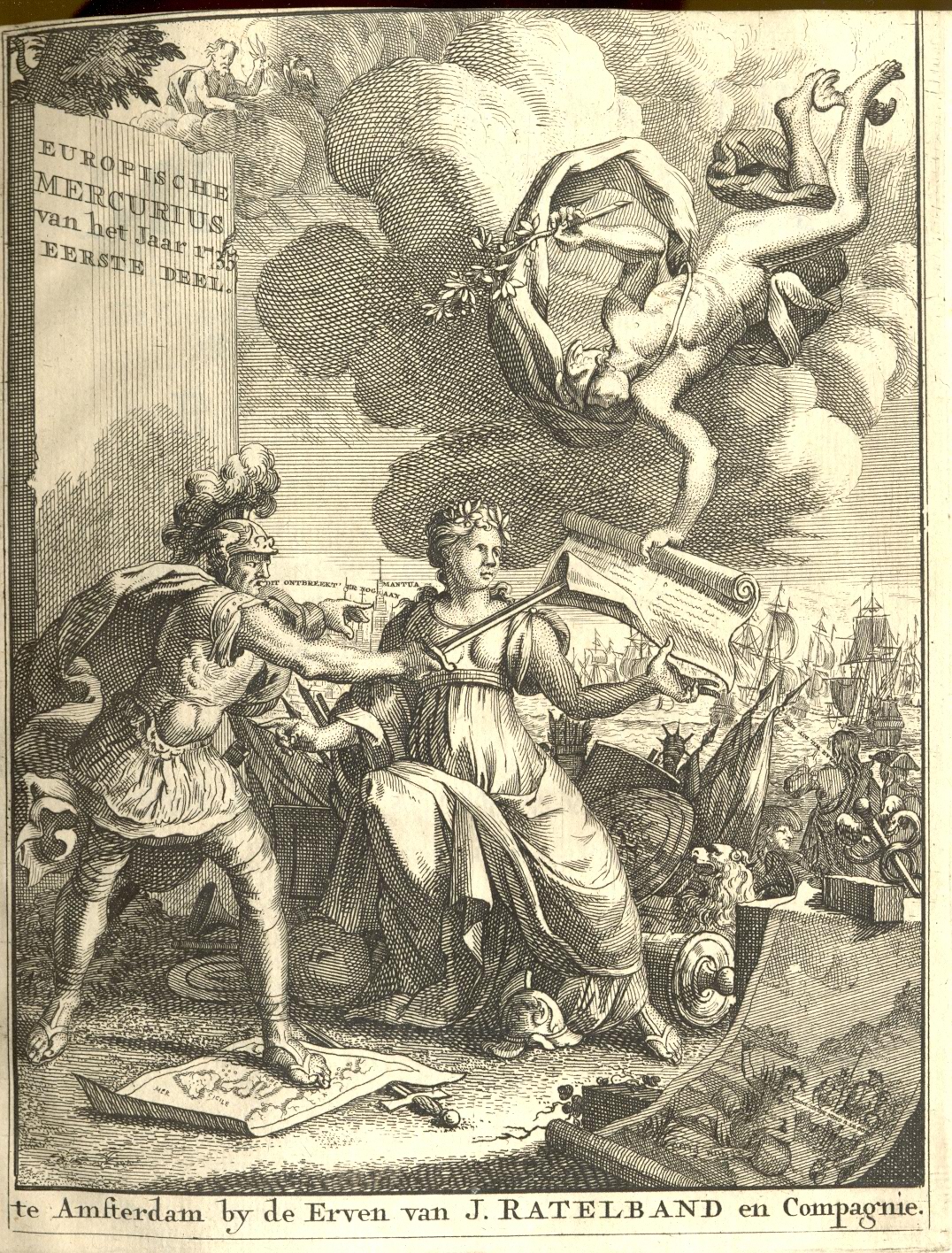Europische Mercurius, 1735.