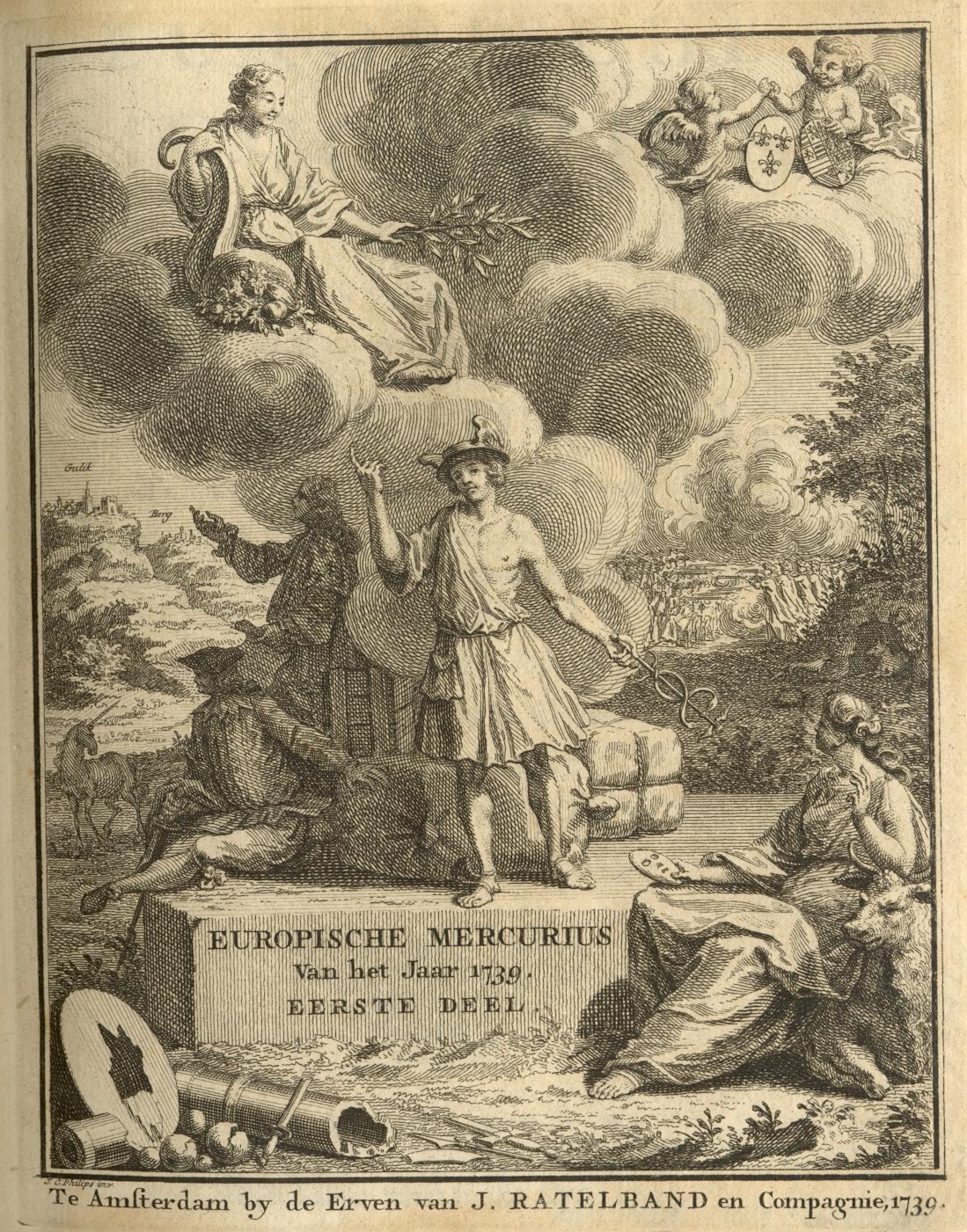 Europische Mercurius, 1739.