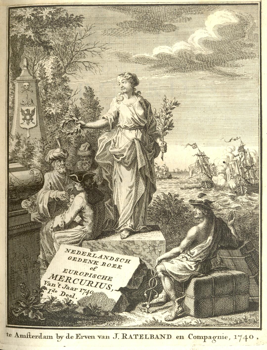 Europische Mercurius, 1740.