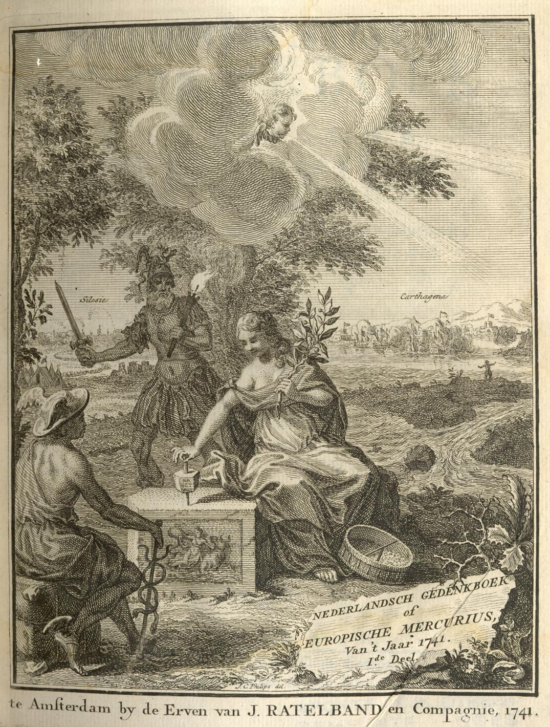 Europische Mercurius, 1741.