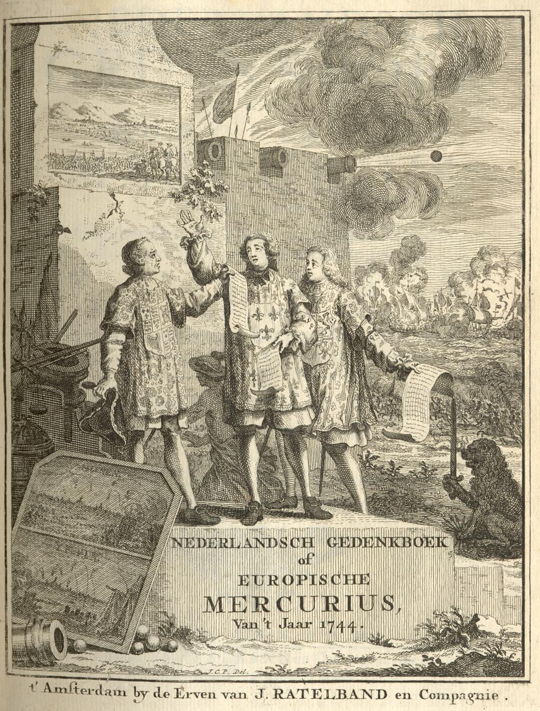 Europische Mercurius, 1744.