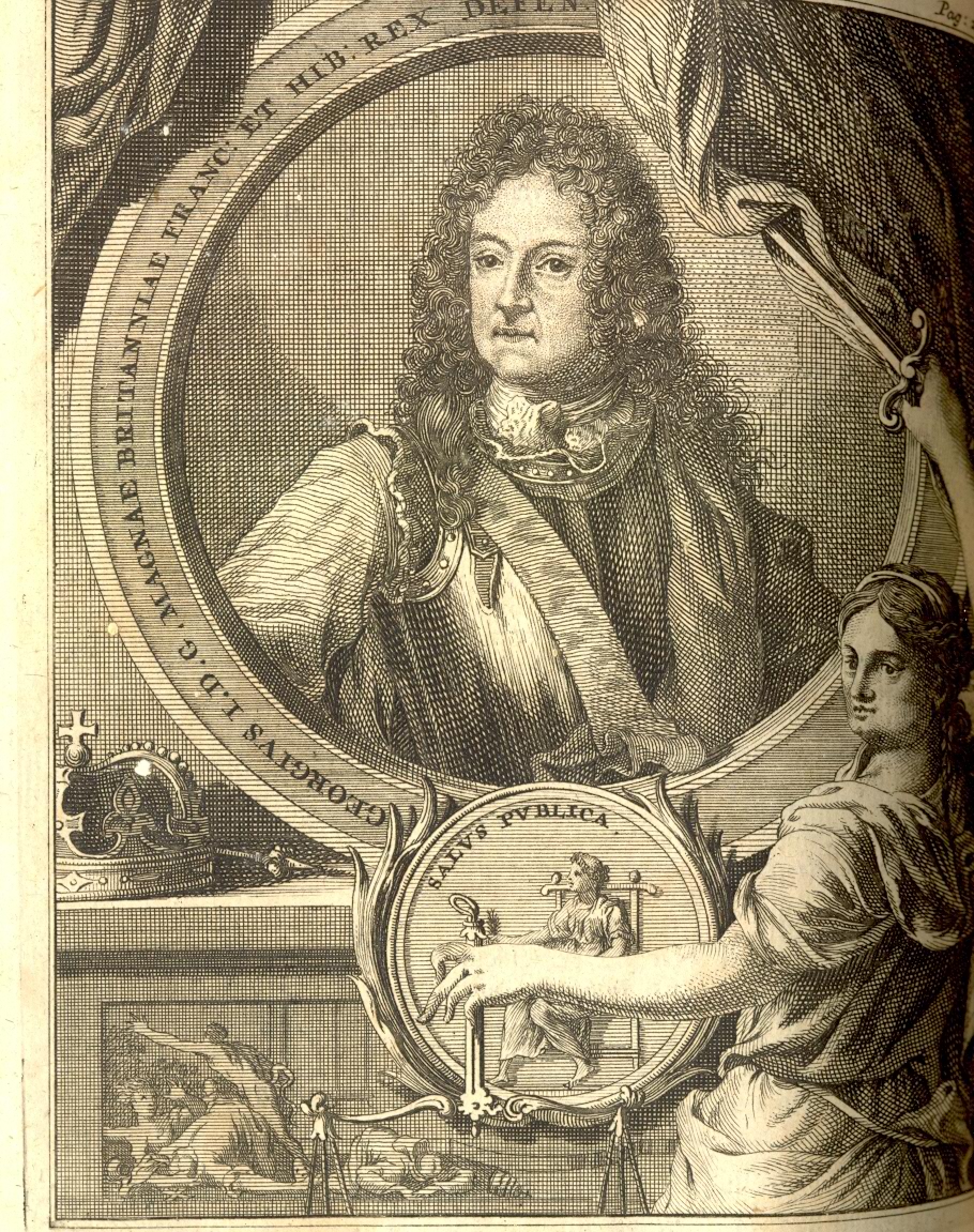 Koning George van Groot-Brittannië, 1714.