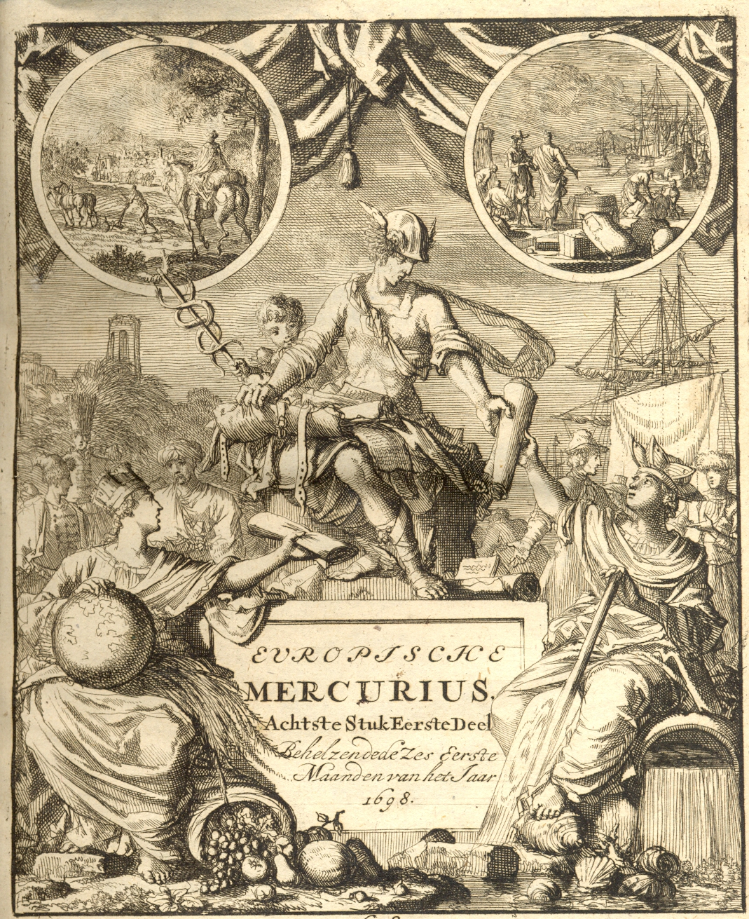 Europische Mercurius, 1698.