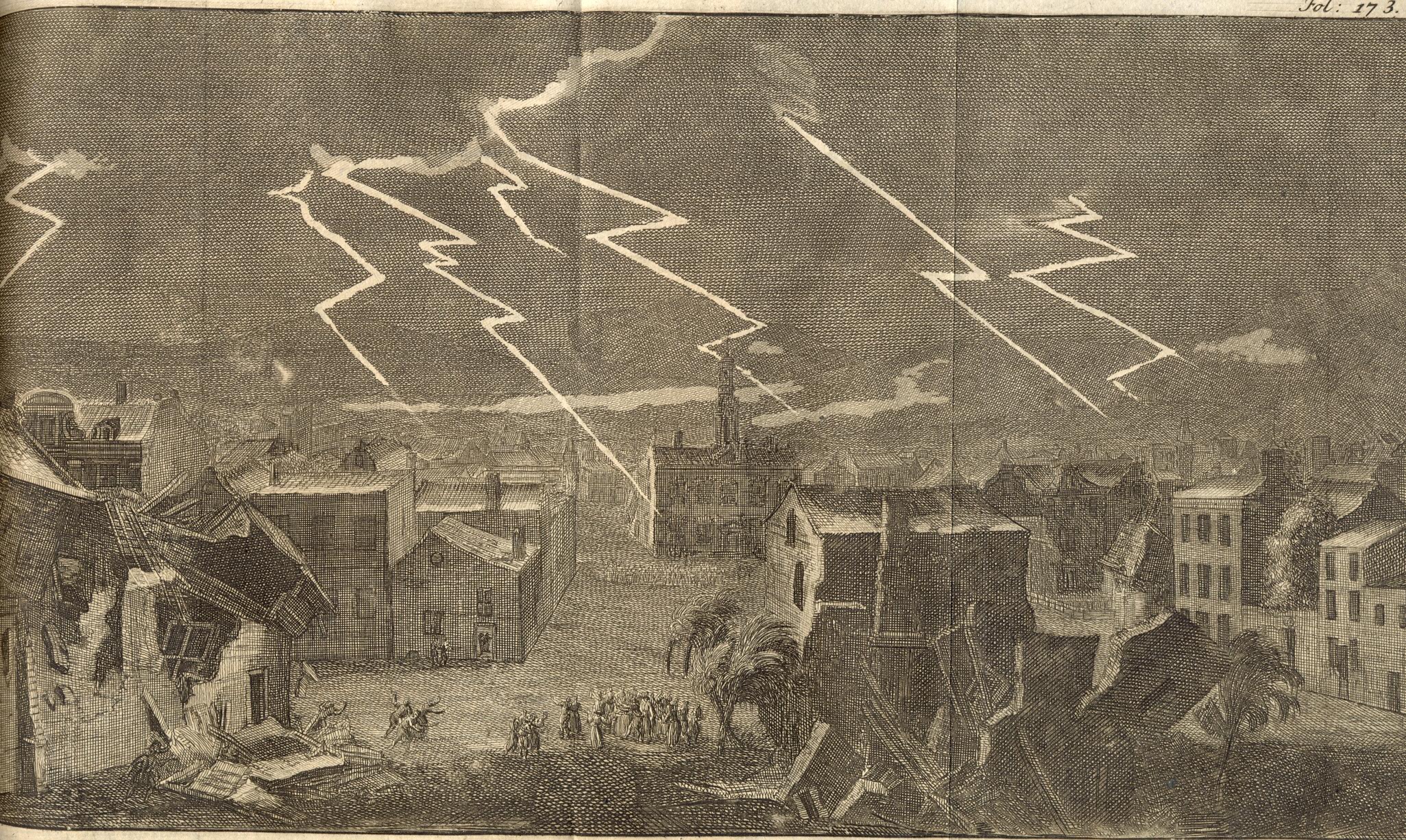 Aardbeving en onweer in Batavia, 4-5 januari 1699