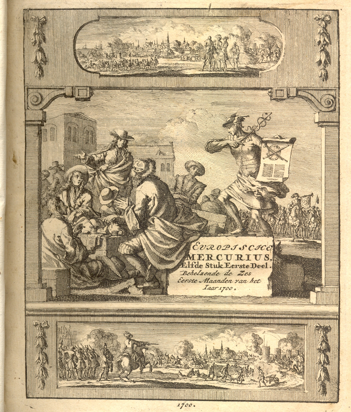 Europische Mercurius, 1700.