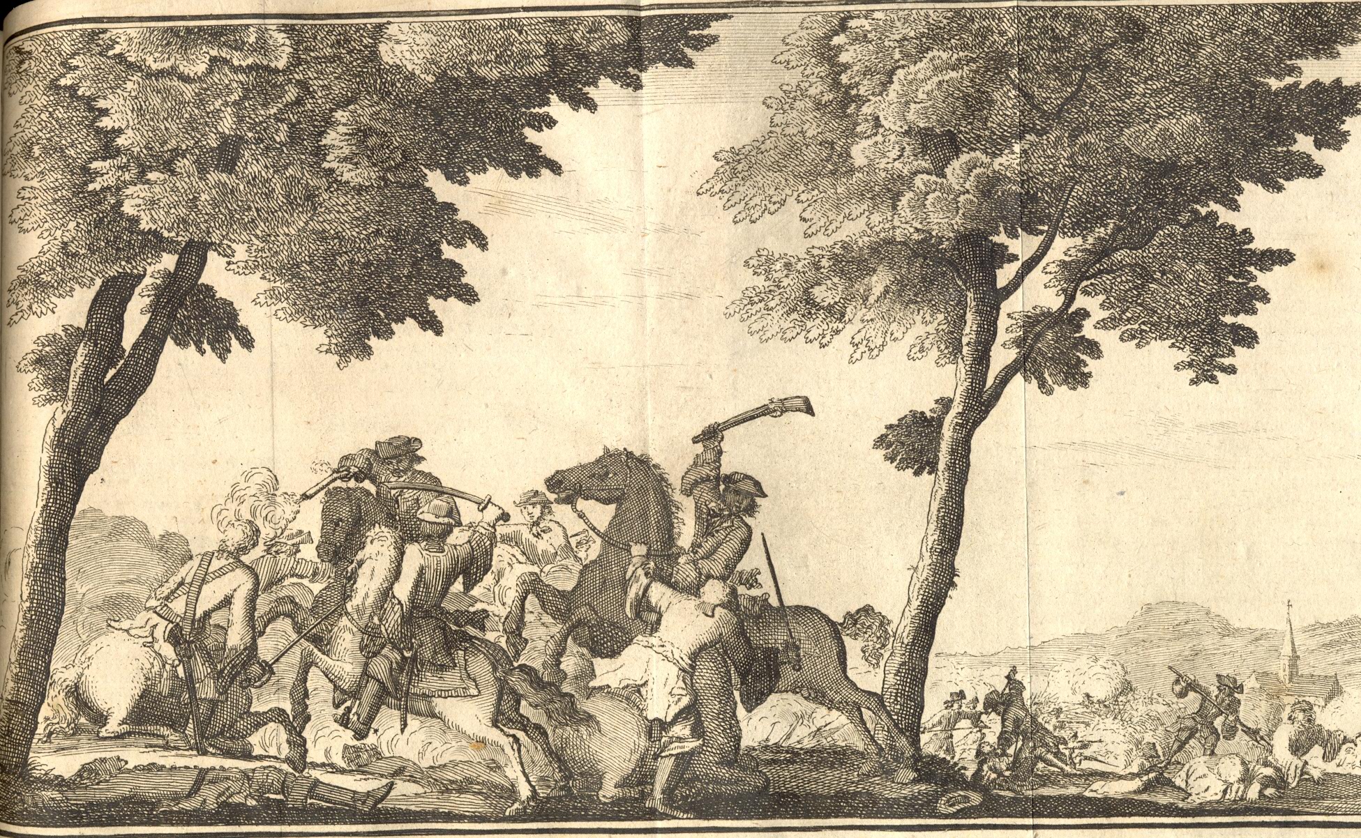 Slag te Chiari tussen troepen van de keizer en de Fransen, 1701
