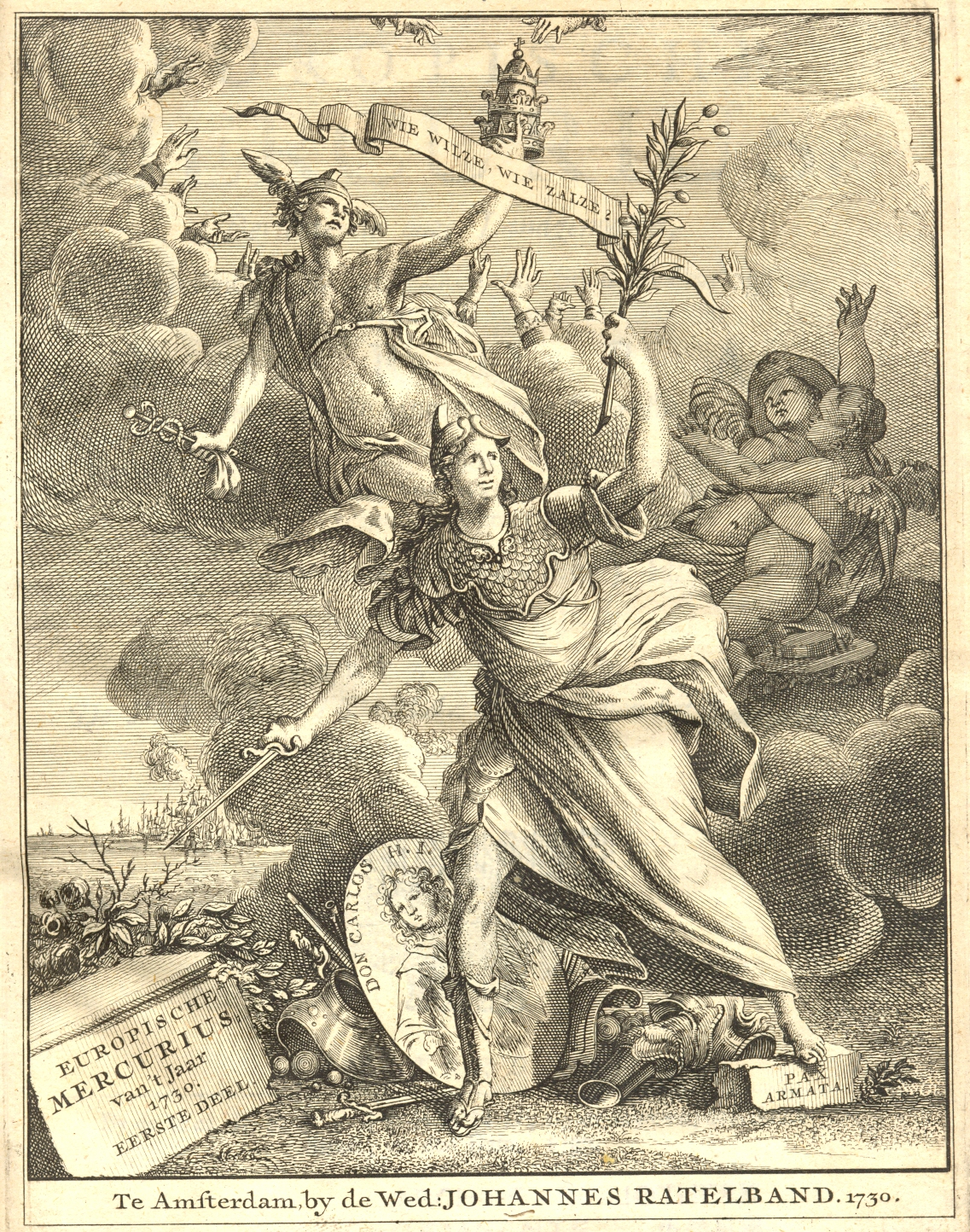 Europische Mercurius, 1730.