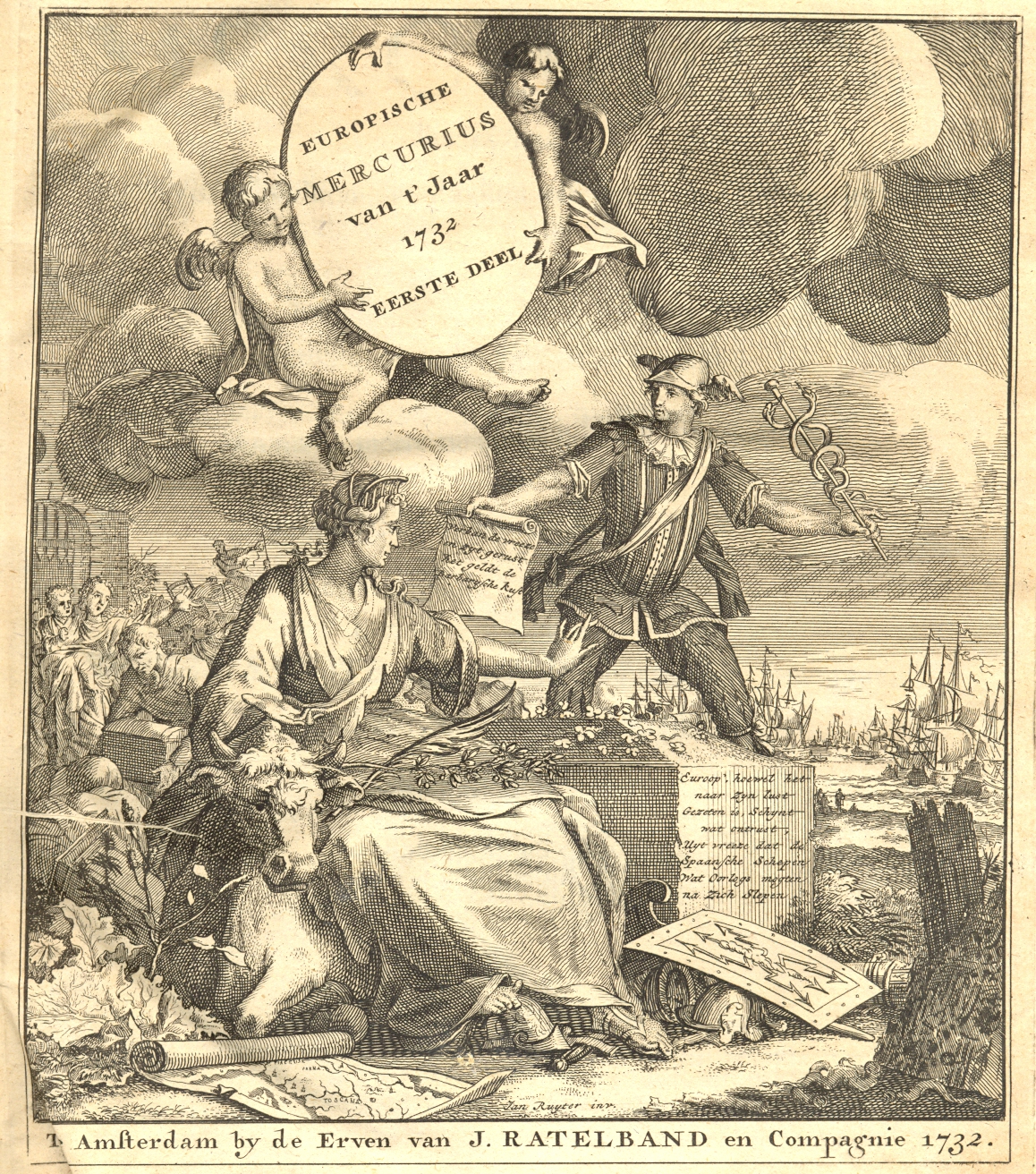 Europische Mercurius, 1732.