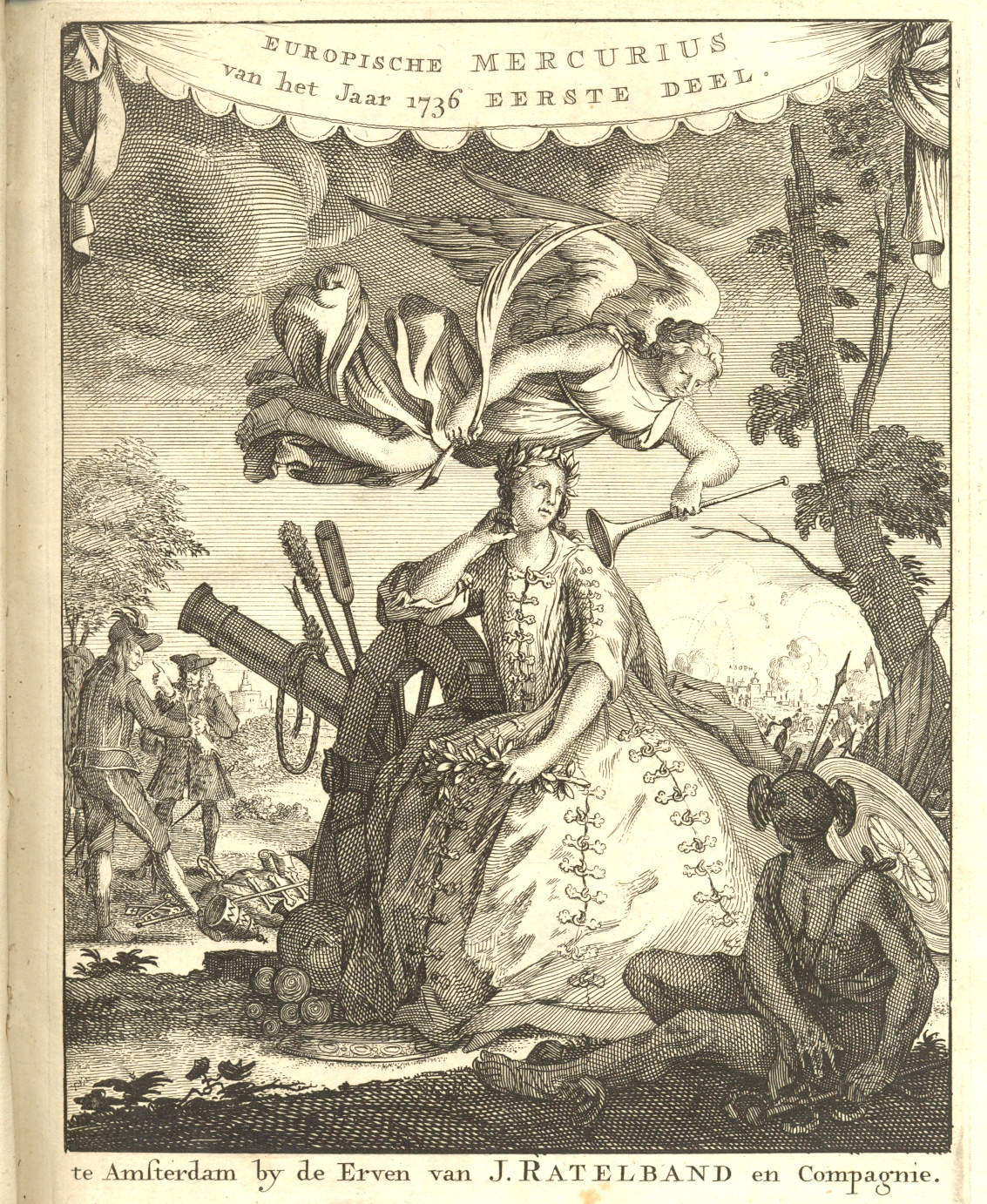 Europische Mercurius, 1736.