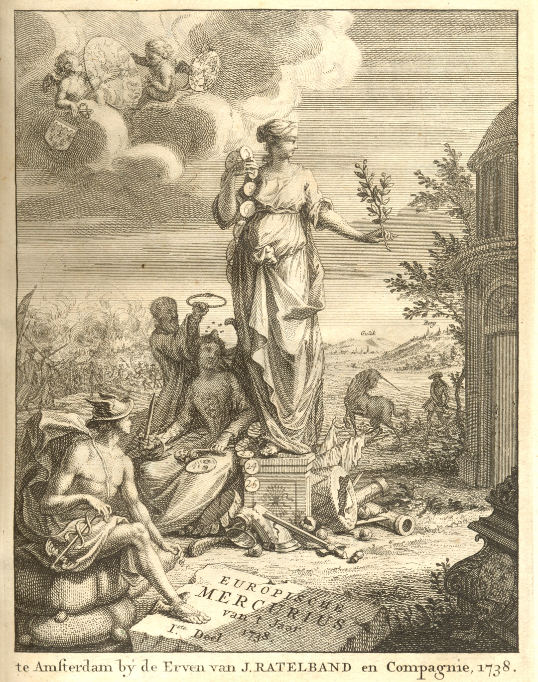 Europische Mercurius, 1738.