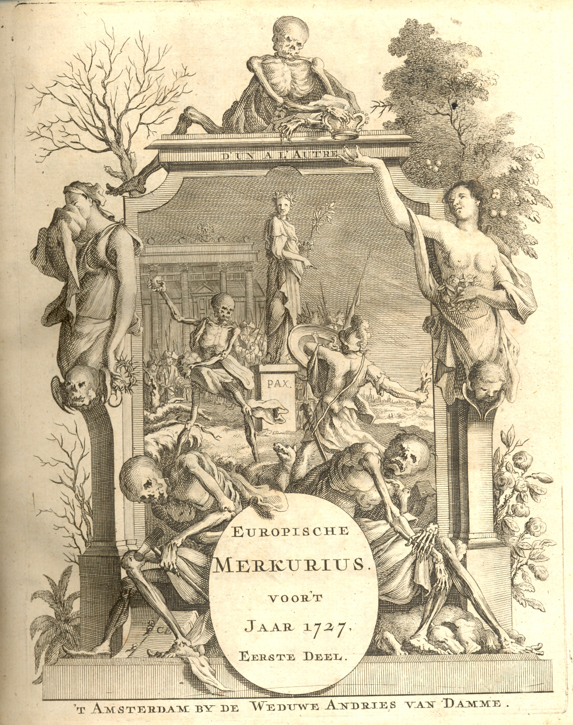 Europische Mercurius, 1727.