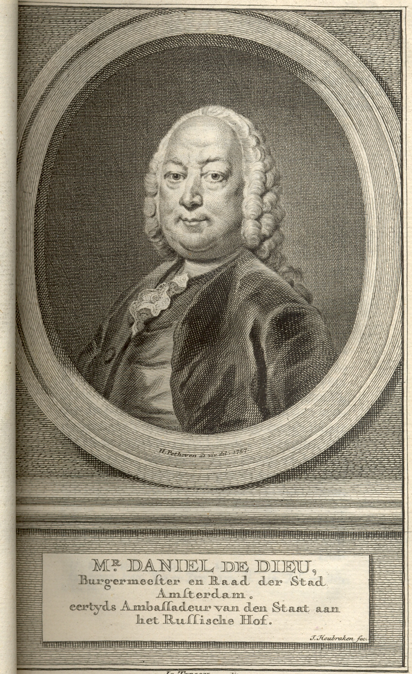 Daniel de Dieu, ambassadeur in Rusland, 1730.