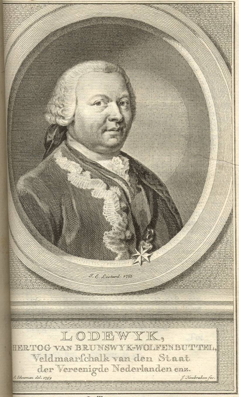 Hertog Lodewijk van Brunswijk, 1750.