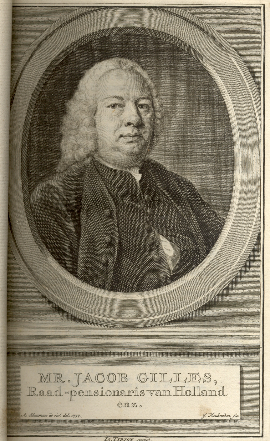 mr. Jacob Gilles, Raadspensionaris van Holland, enz., 1746.