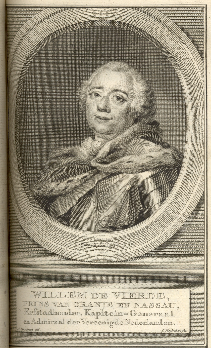 Willem IV van Oranje, stadhouder, 1747.